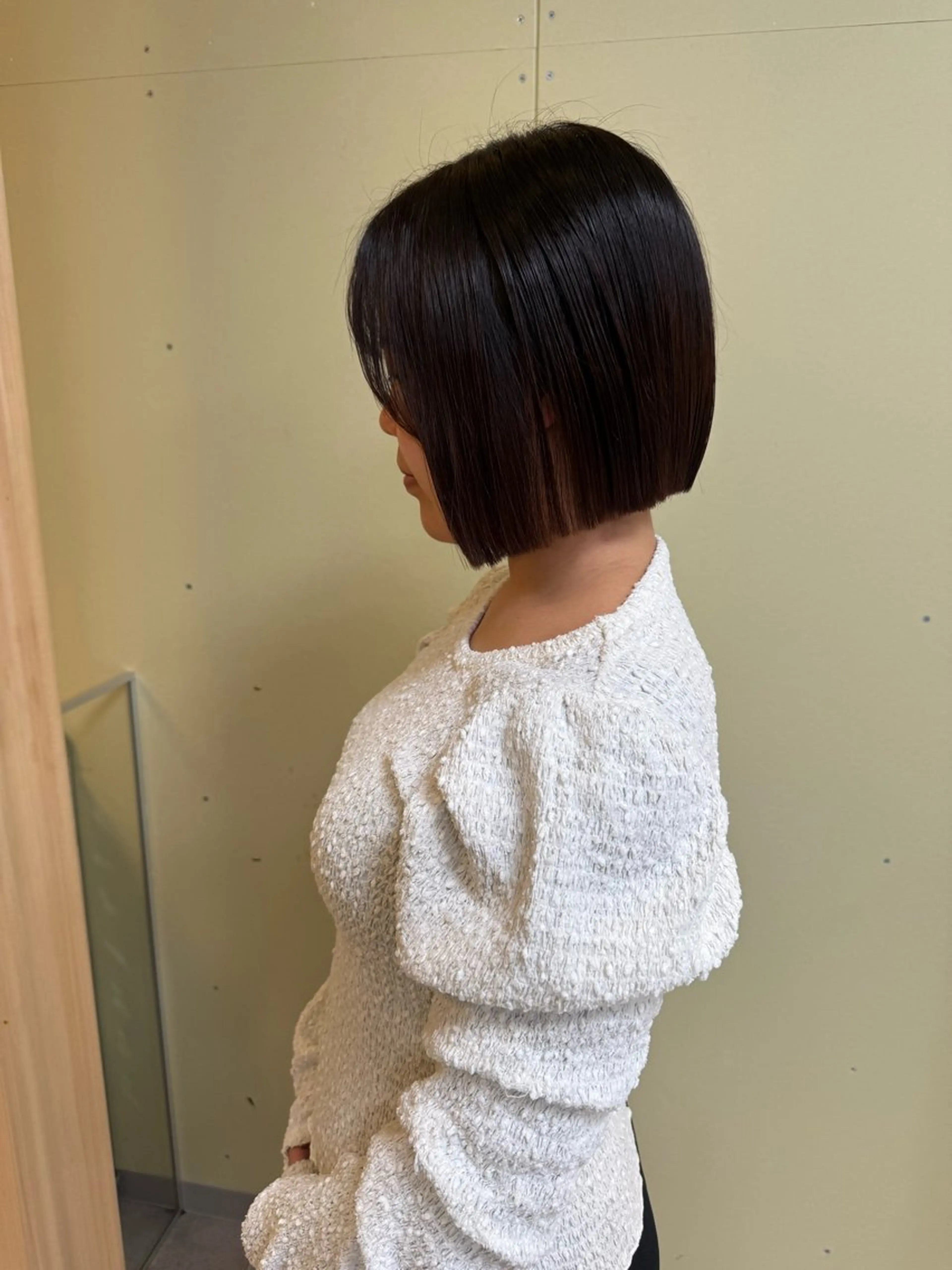 ショート カラー カット ヘアカラー トリートメント 伶風/ボブ/ ヘーゼルベージュのヘアスタイル