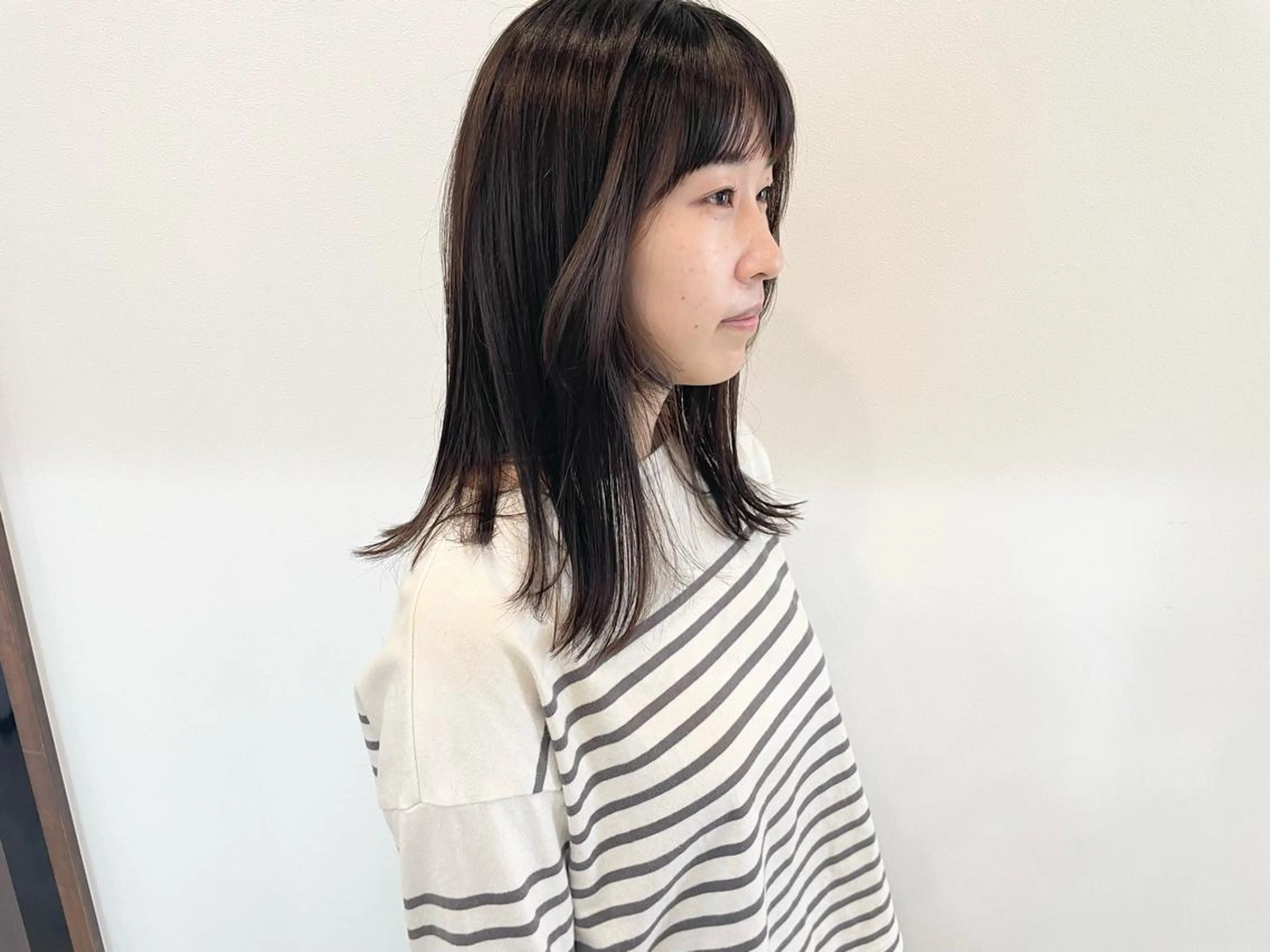 セミロング カット ヘアカラー シェアサロンfreesha所属・マンツーマン 🌿大野千尋のヘアスタイル