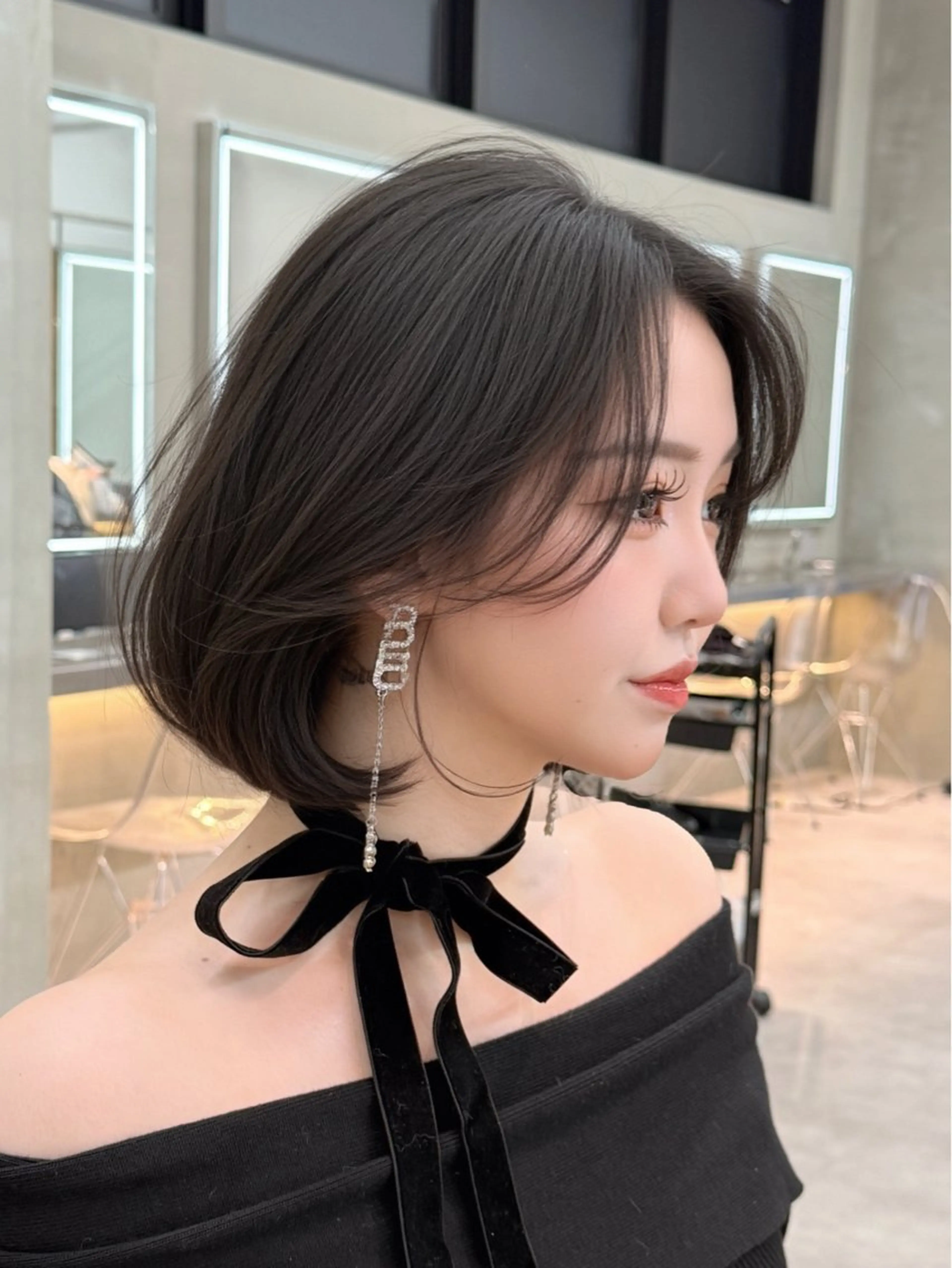 ショート カラー 木元 瑛✂︎ボブのヘアスタイル