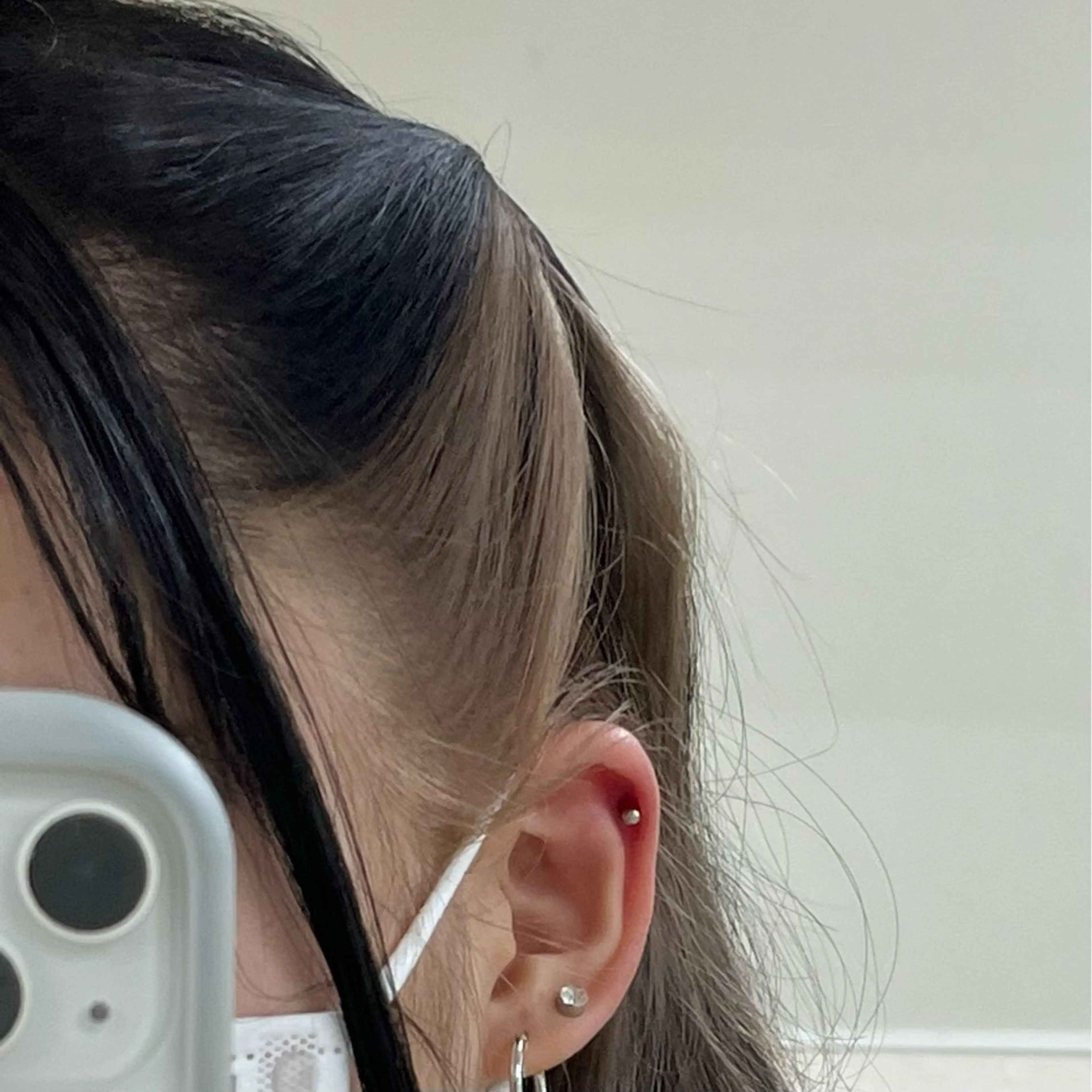 🍭プチイメチェン🍭 ブリーチあり インナーorイヤリング カラー + marbbの写真