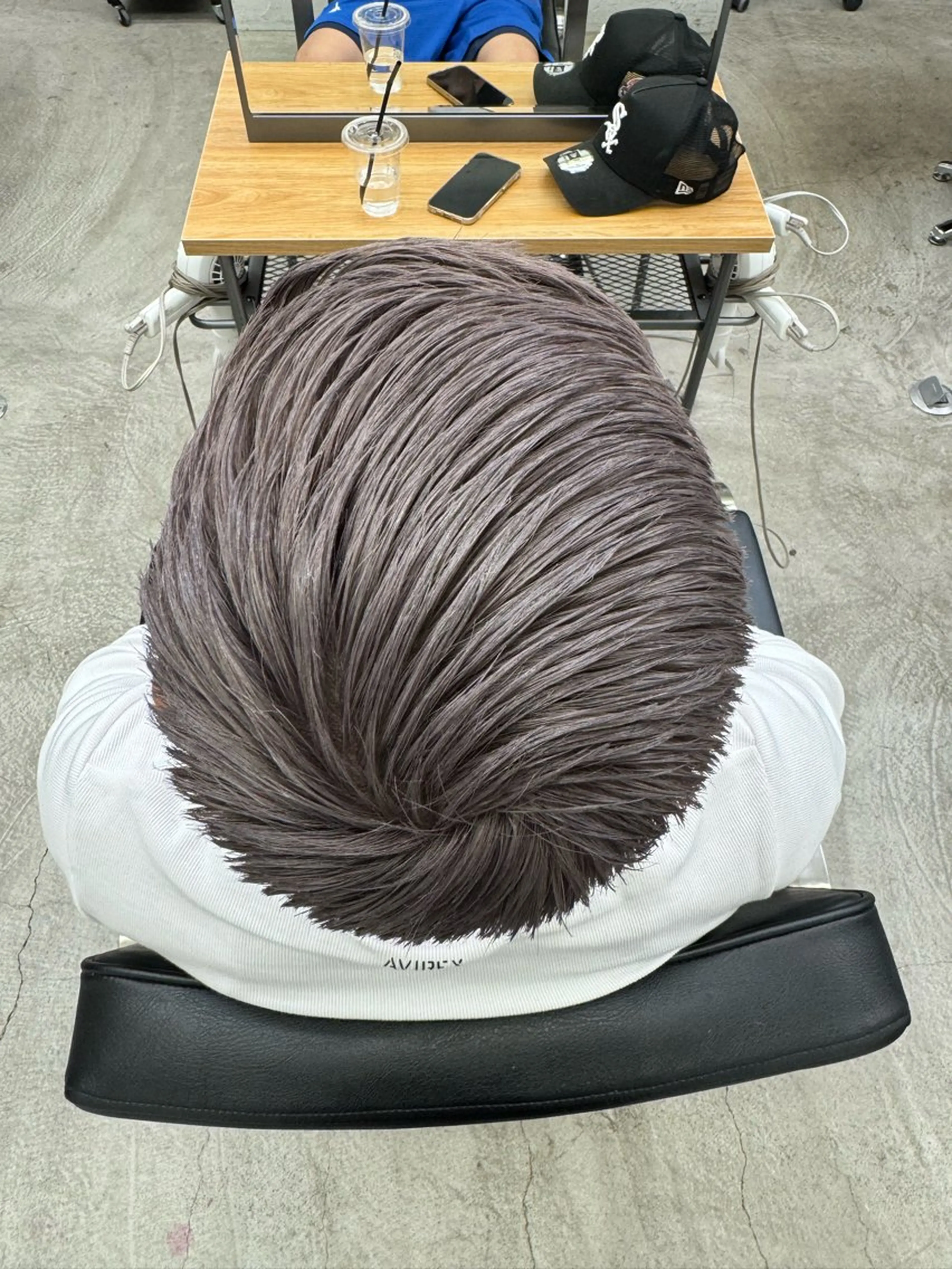 ショート カラー メンズ メンズブリーチ フェードカット スキンフェード アッシュ ブリーチ カット ヘアカラー トリートメント 💈メンズ特化💈 TASUKUのヘアスタイル