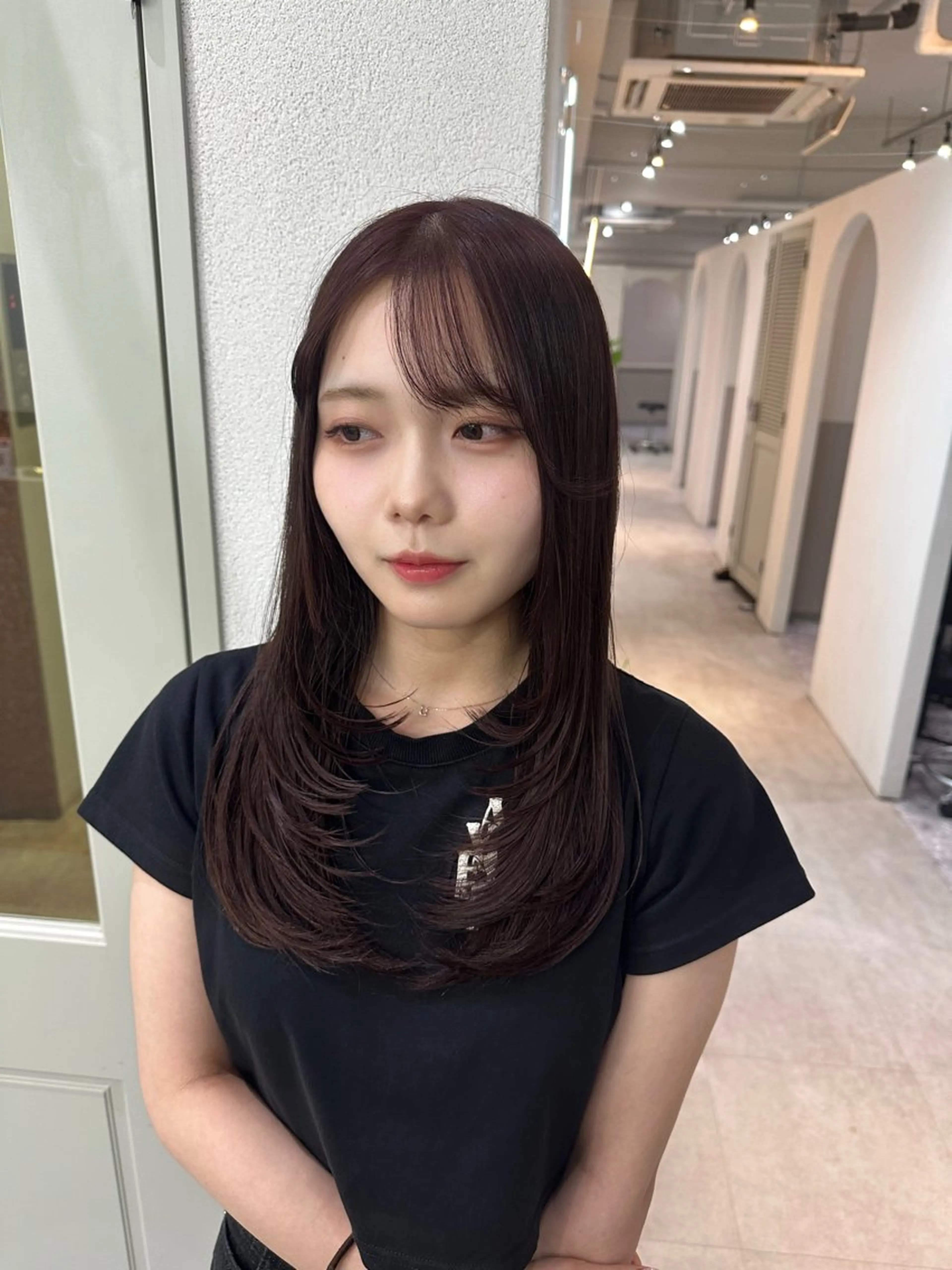 セミロング カラー カット ヘアカラー トリートメント 🪞個室サロン/韓国 艶髪/keito🪞のヘアスタイル