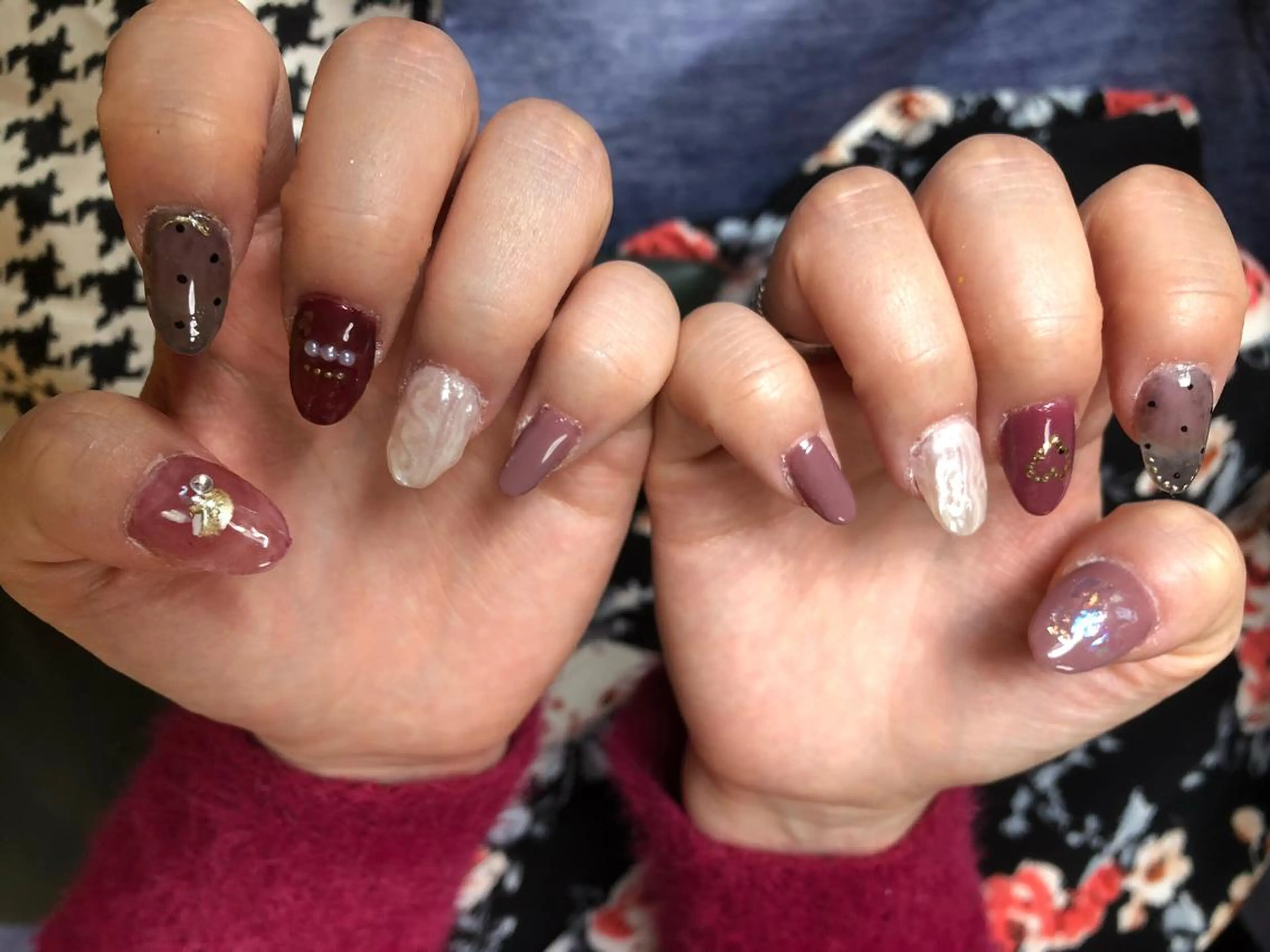 ネイル 持ち込み ハンドネイル chama所属・大和田 美貴のネイルデザイン