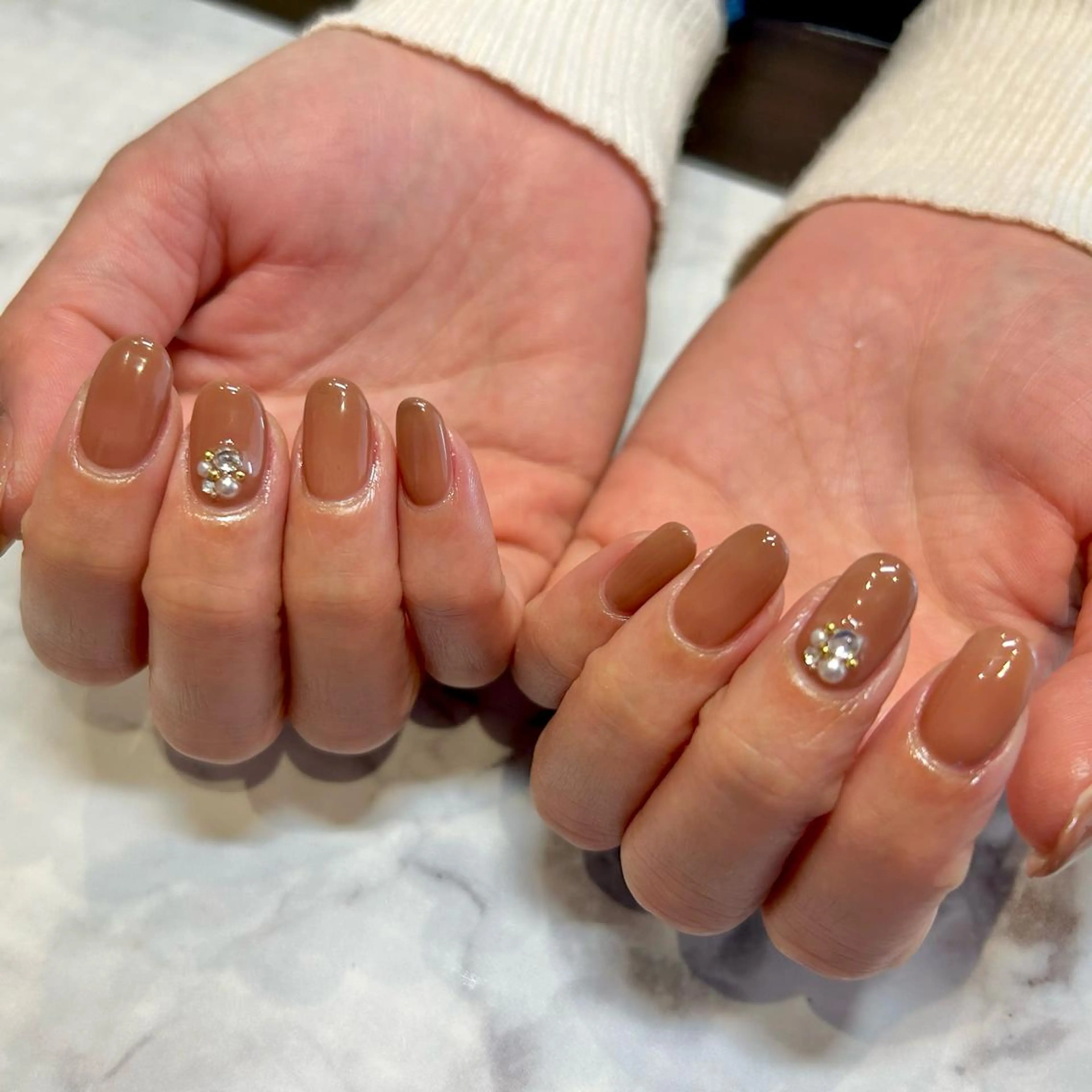 ネイル ワンカラーネイル nail salon 和(ただいま休業中)のネイルデザイン