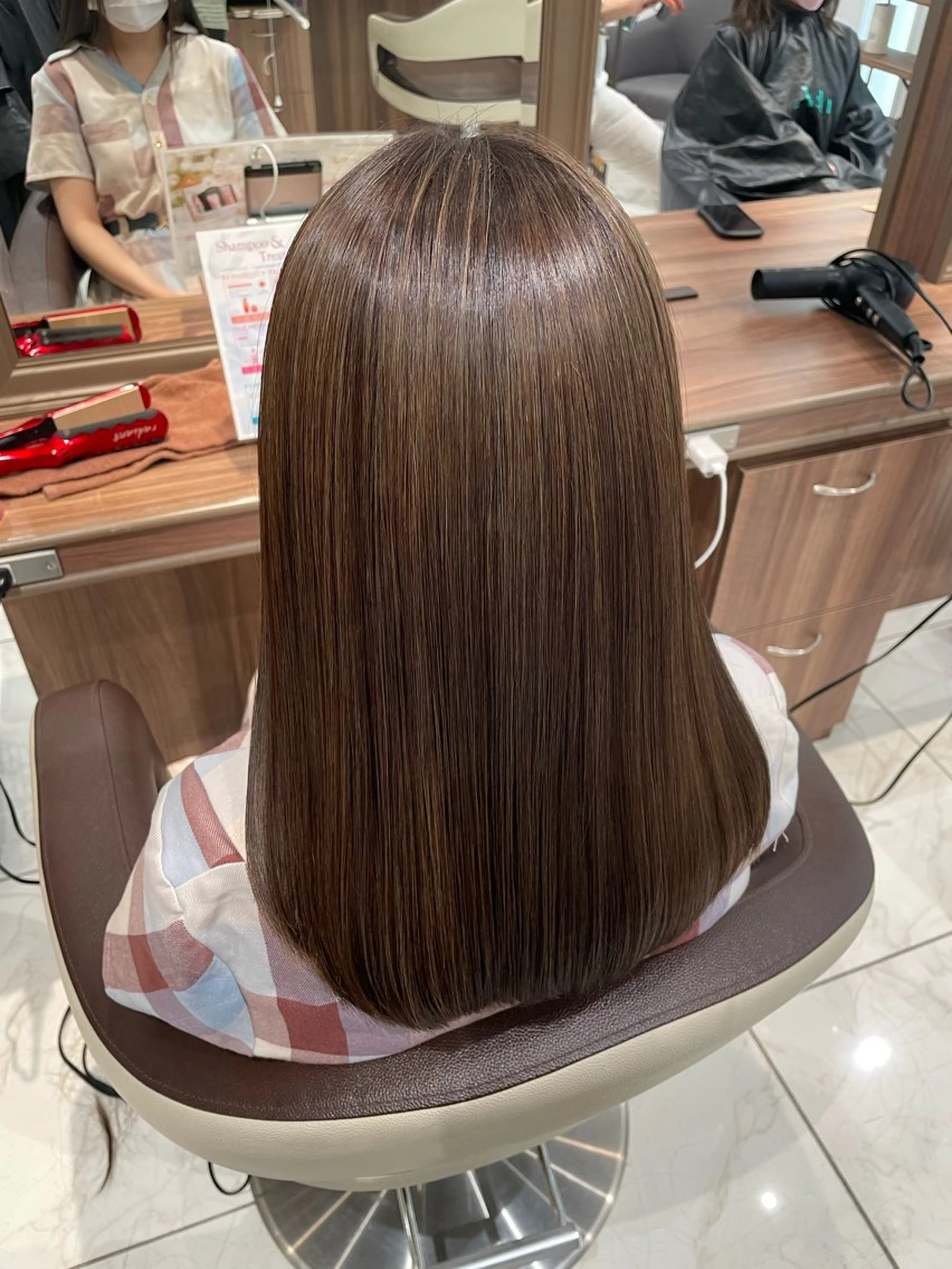 ロング カラー カット ヘアカラー 🧸レイヤーカット 🤎店長anju🪽のヘアスタイル