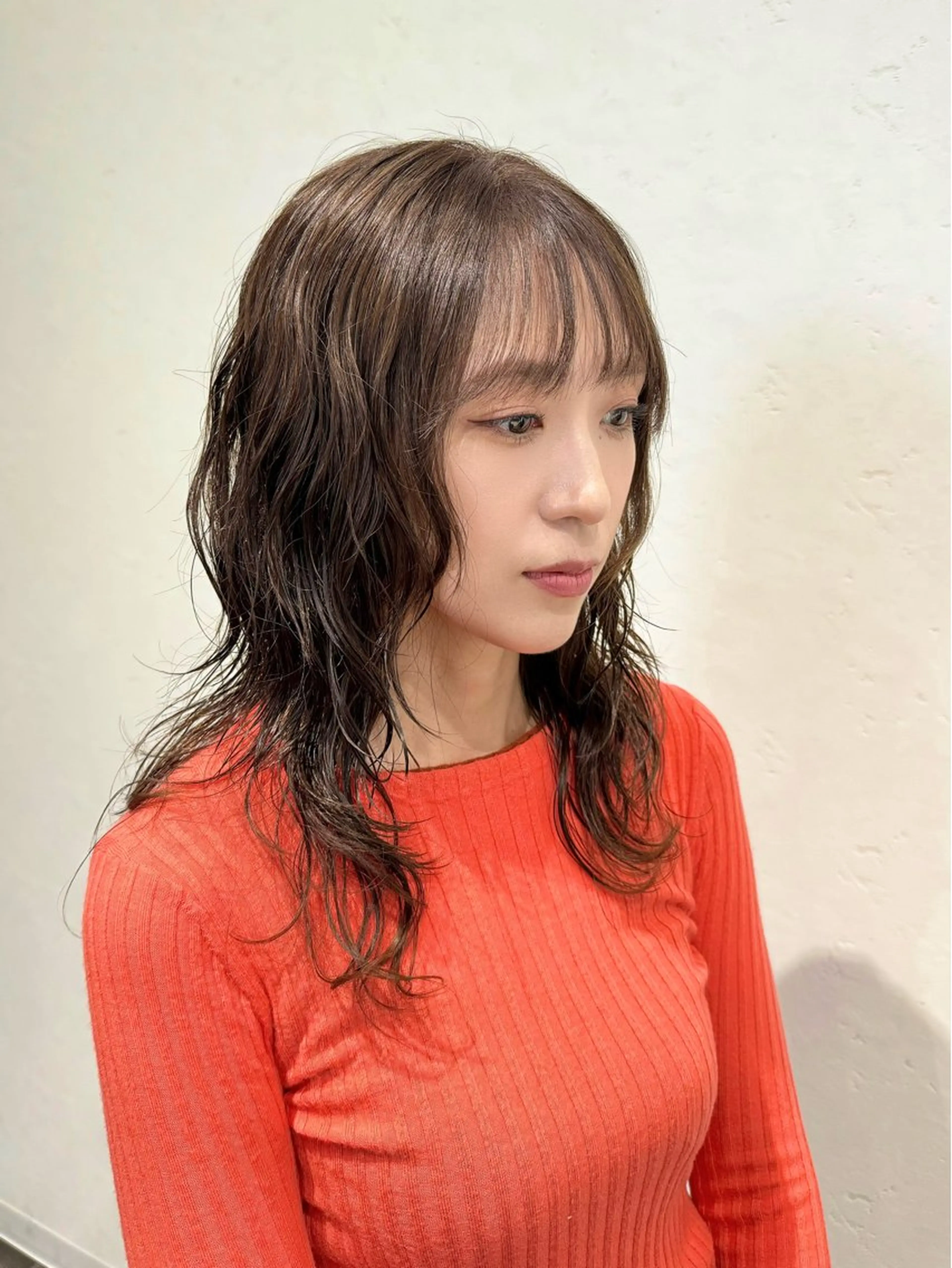 ミディアム パーマ runa ショート/ボブのヘアスタイル