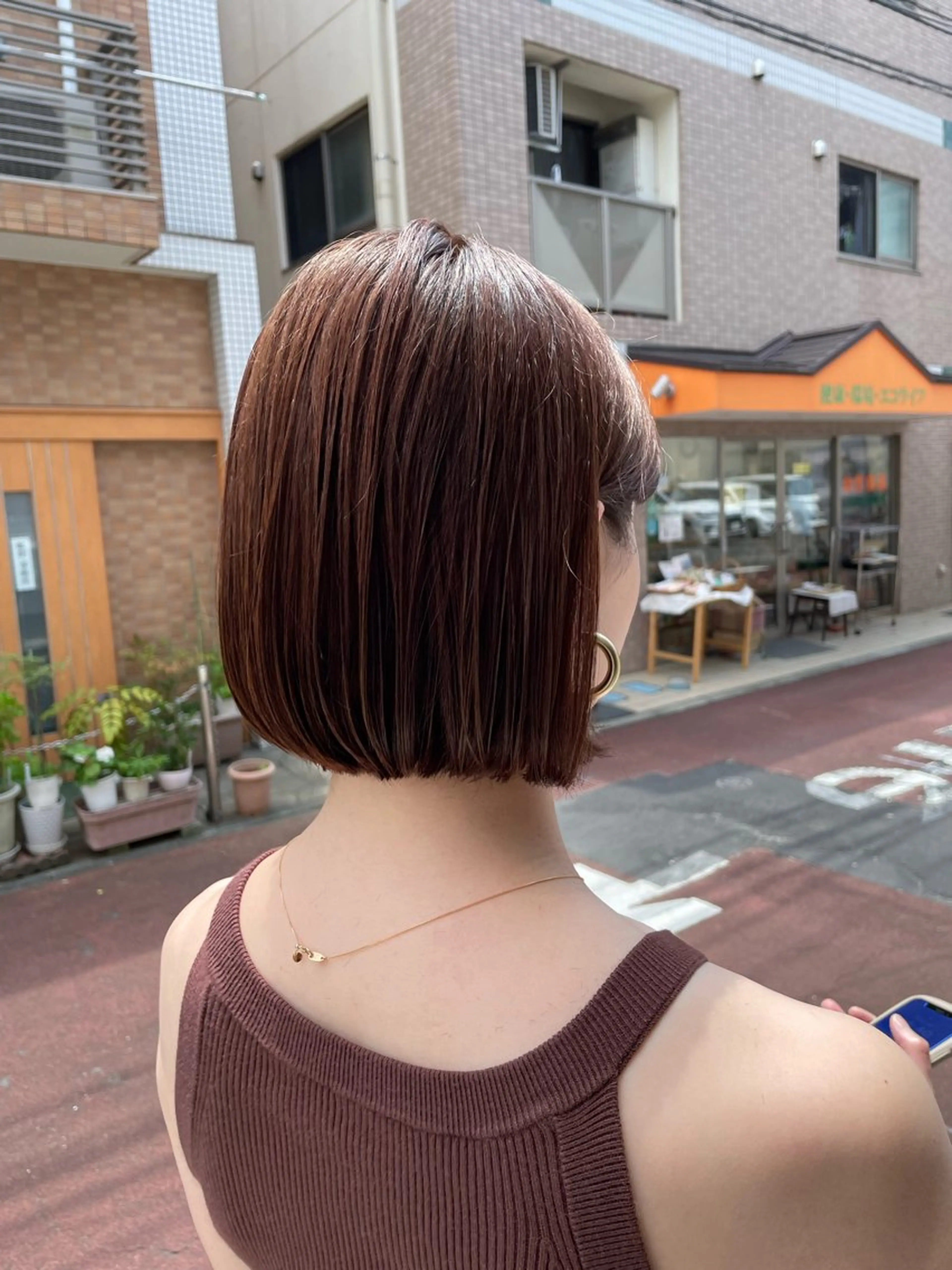 ショート カラー カット ヘアカラー トリートメント 髪質改善/茅ヶ崎 マツモト リョウのヘアスタイル