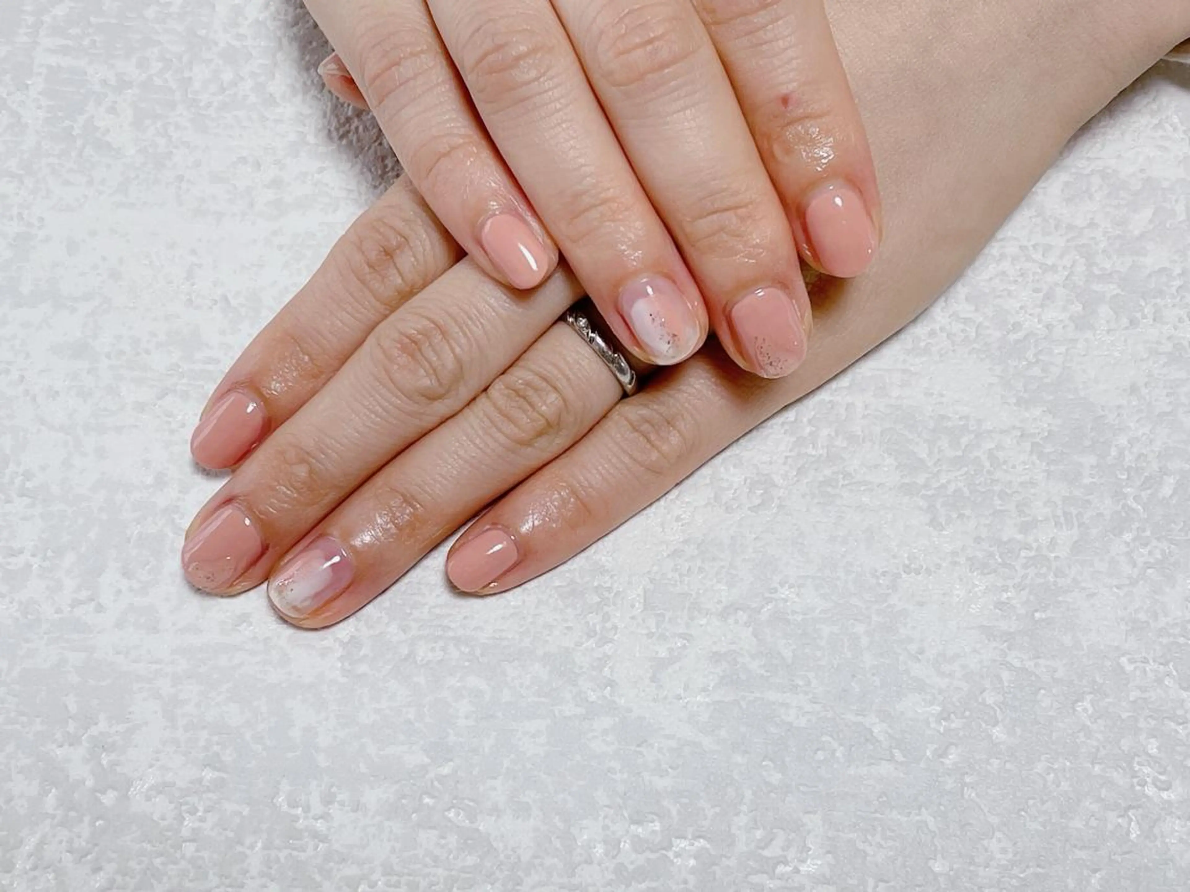 ネイル オーロラネイル フラワーネイル フットネイル フレンチネイル ジェルネイル ハンドネイル kikinail 溝の口のネイルデザイン