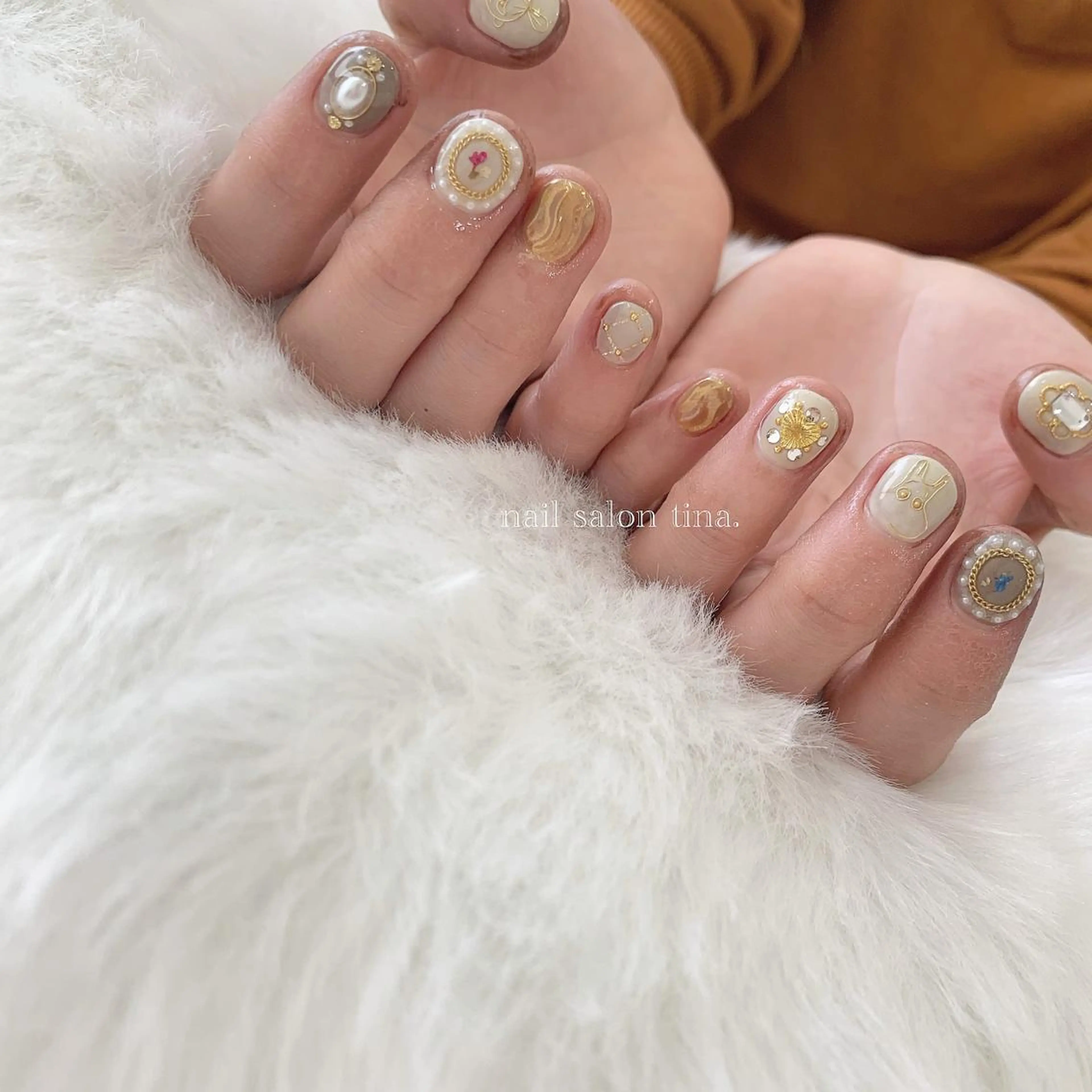 ネイル nail salon tina.所属・中山 はづきのネイルデザイン