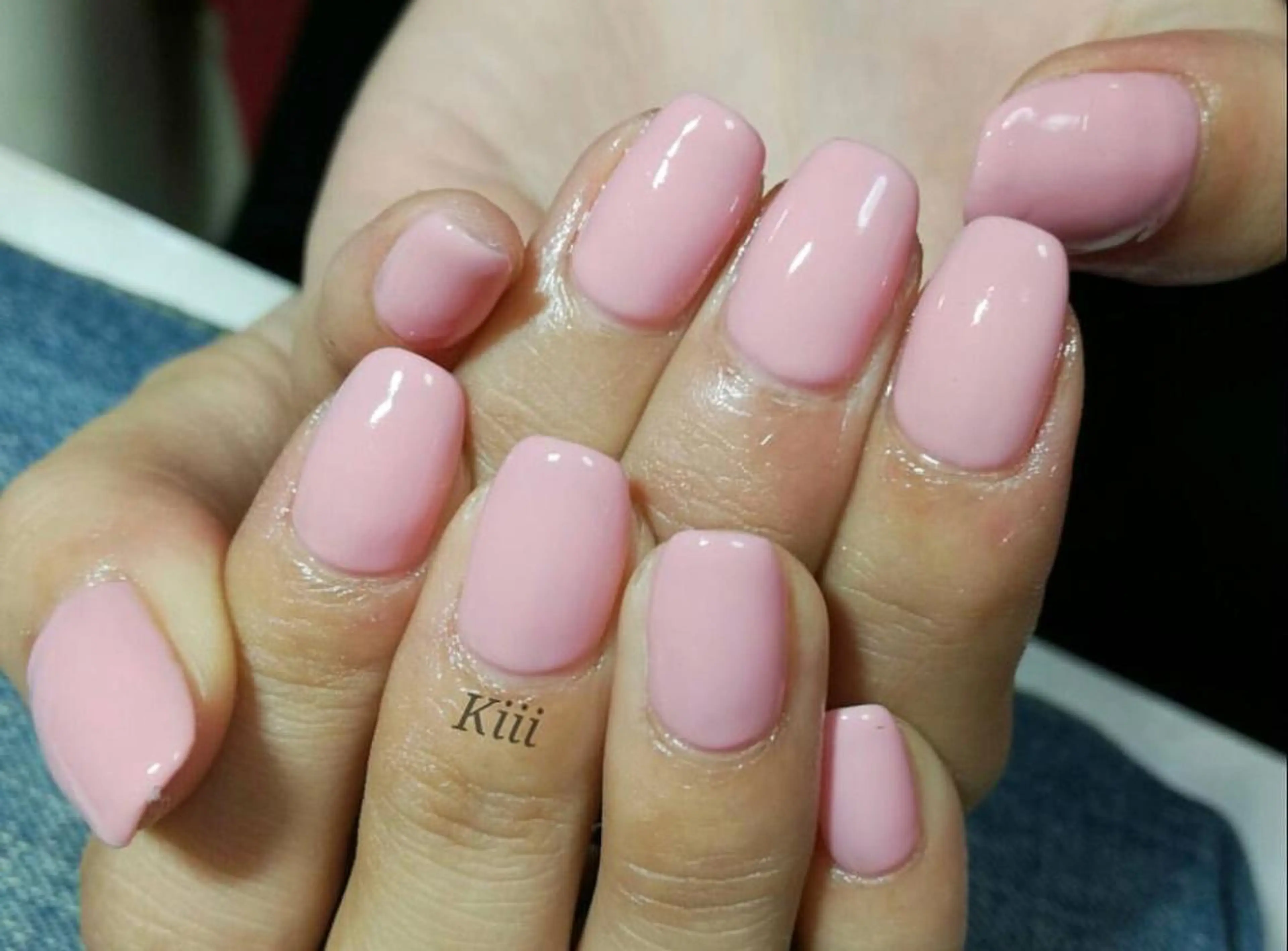 ネイル スクエアネイル ハンドネイル フットネイル kiii.__ ✴︎*のネイルデザイン