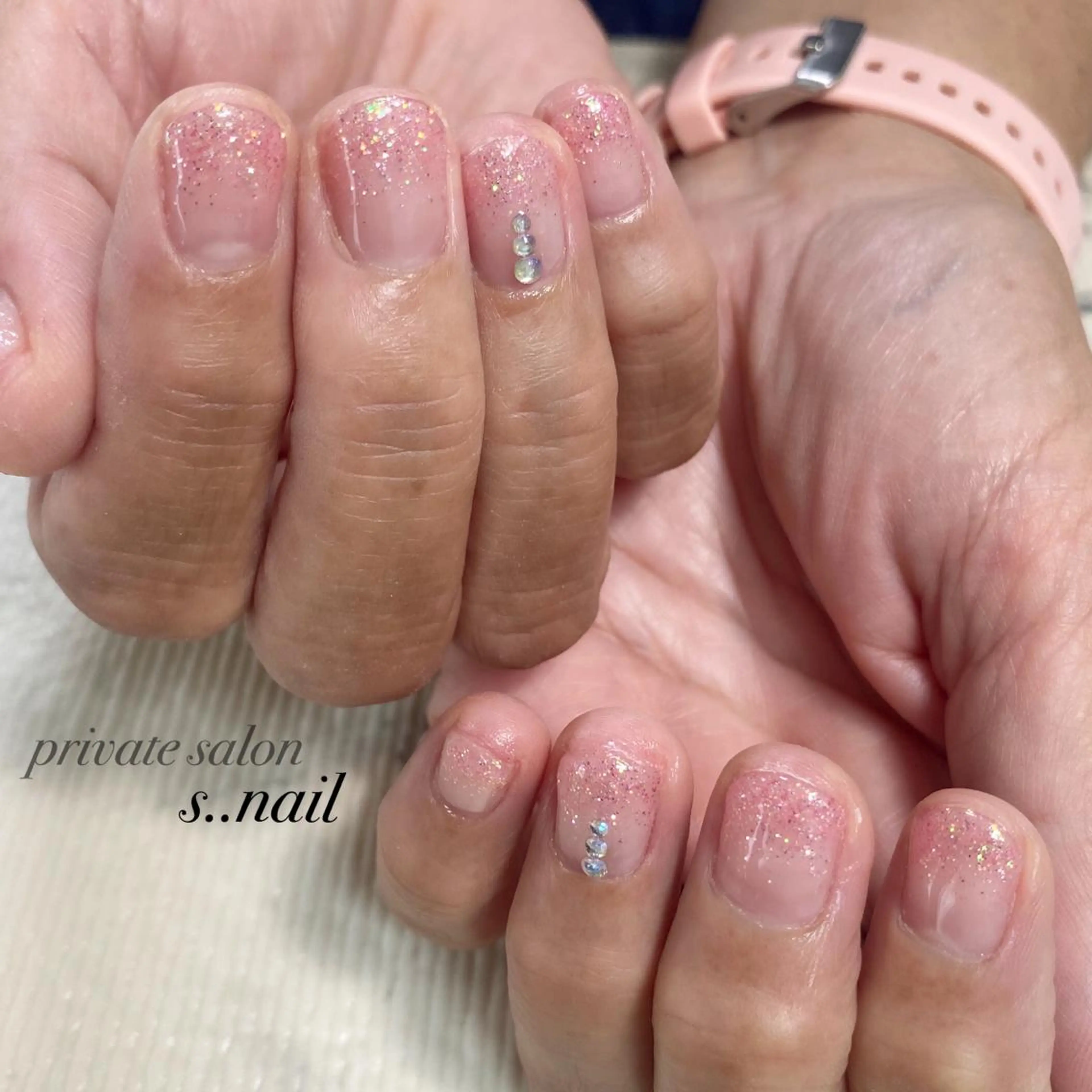 ネイル ラメ(グリッター) ハンドネイル フットネイル s..nail / MORITAのネイルデザイン