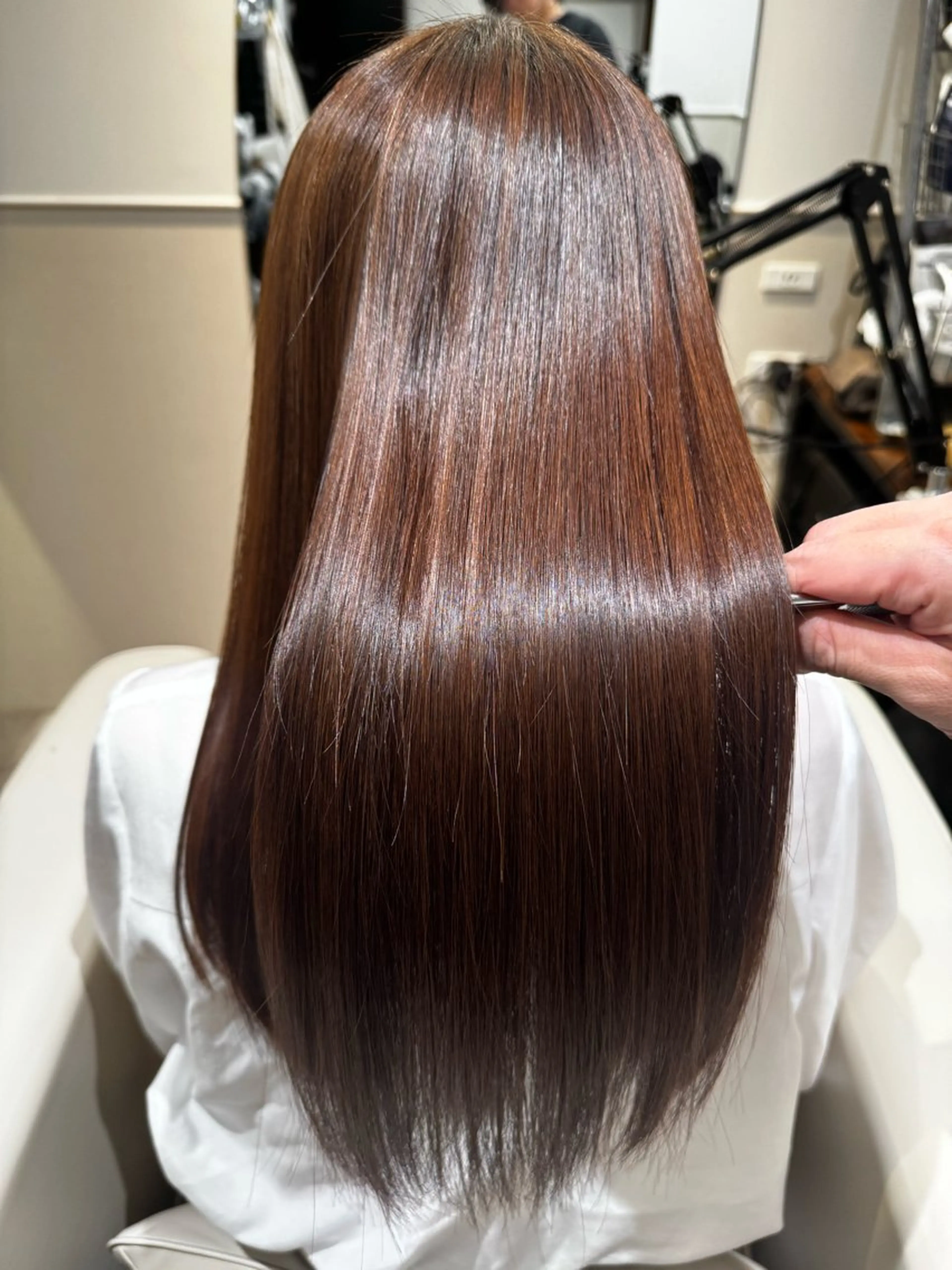 【新規人気no.2】カット＋透明感ケアカラー＋ケラチントリートメントの写真