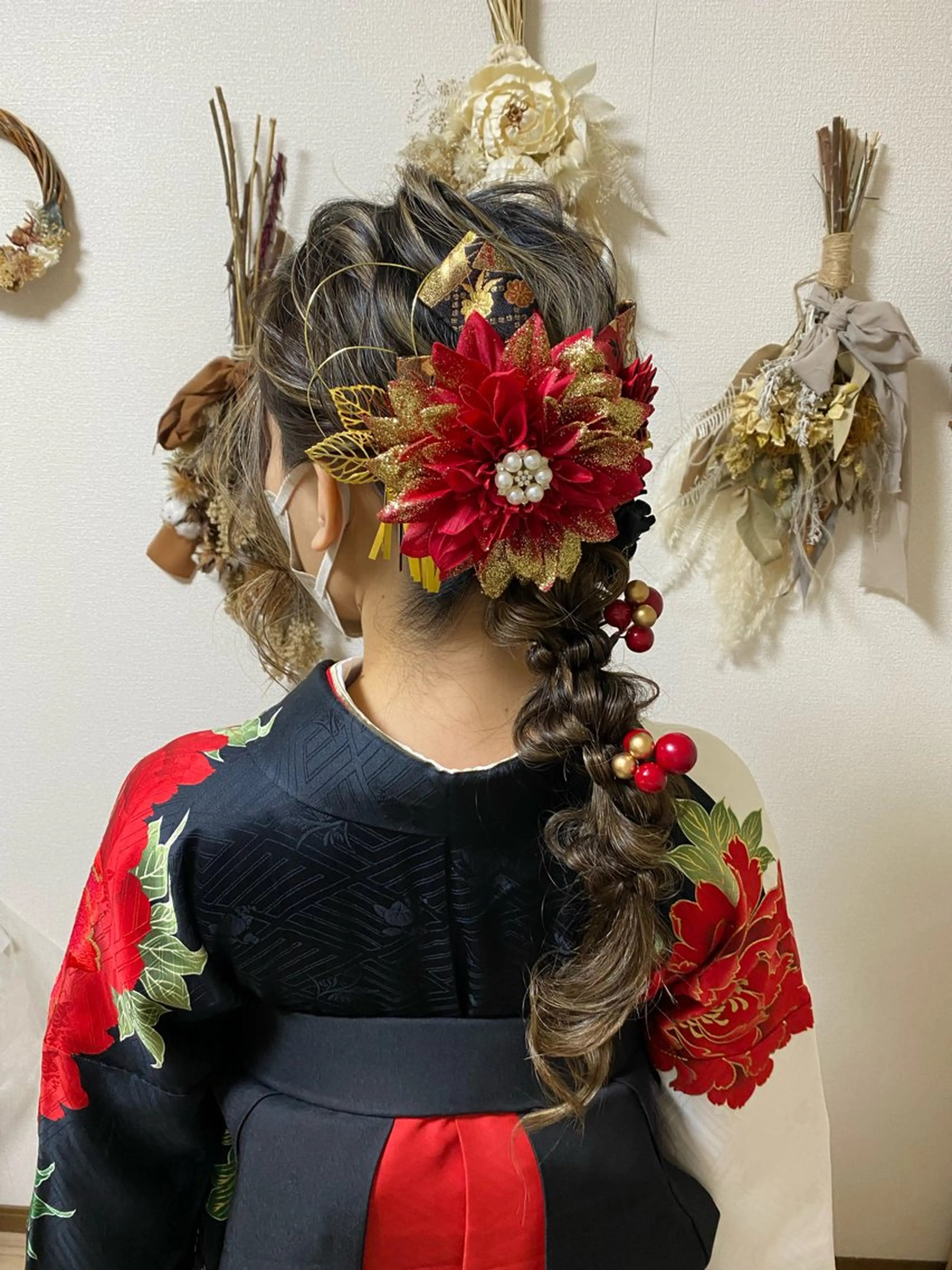 ヘアアレンジ ヘアアンドメイクムタ 新居のヘアスタイル