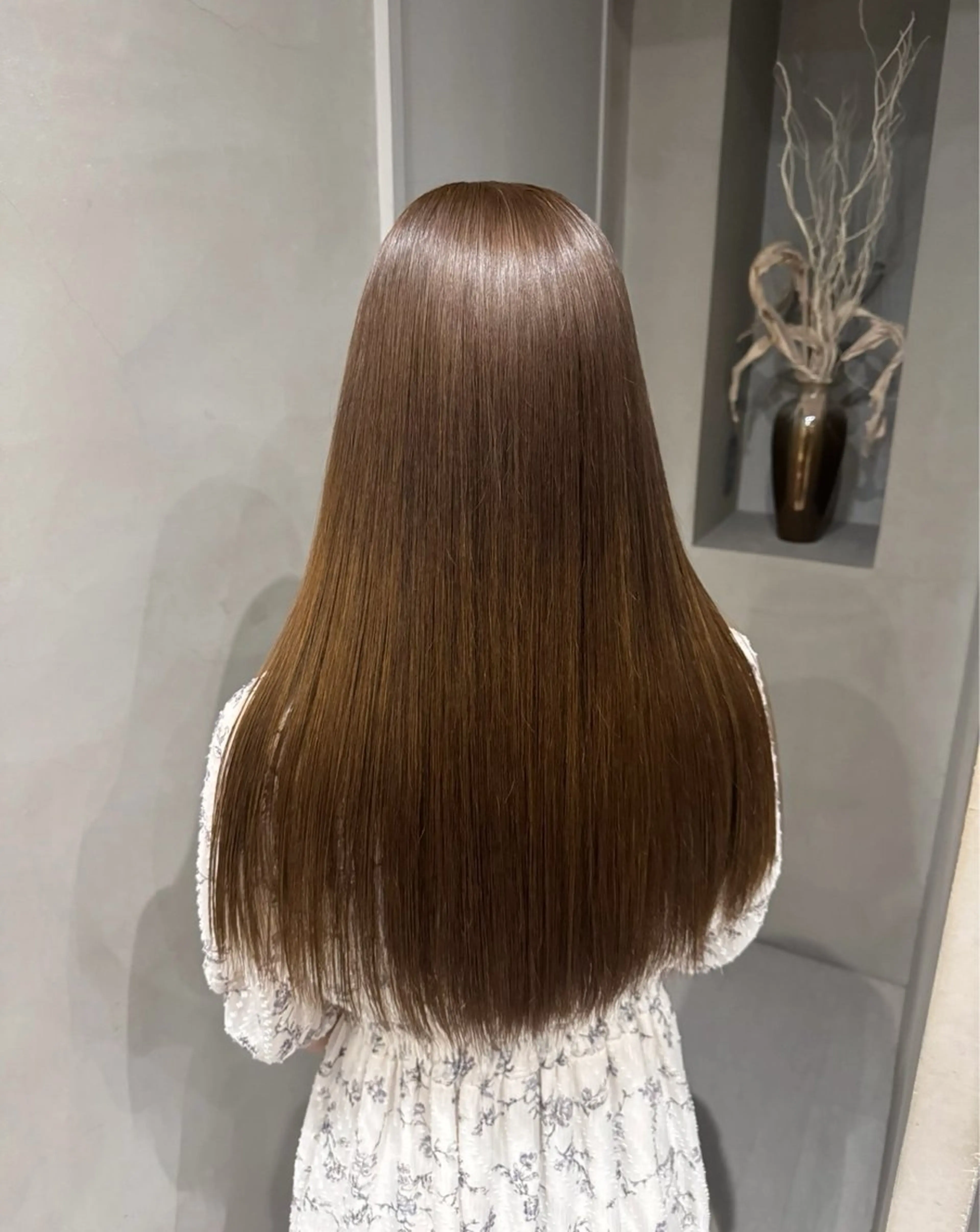 ロング カラー ブリーチ ブリーチなしカラー トリートメント ICI / ナオ/ 似合わせカラーのヘアスタイル