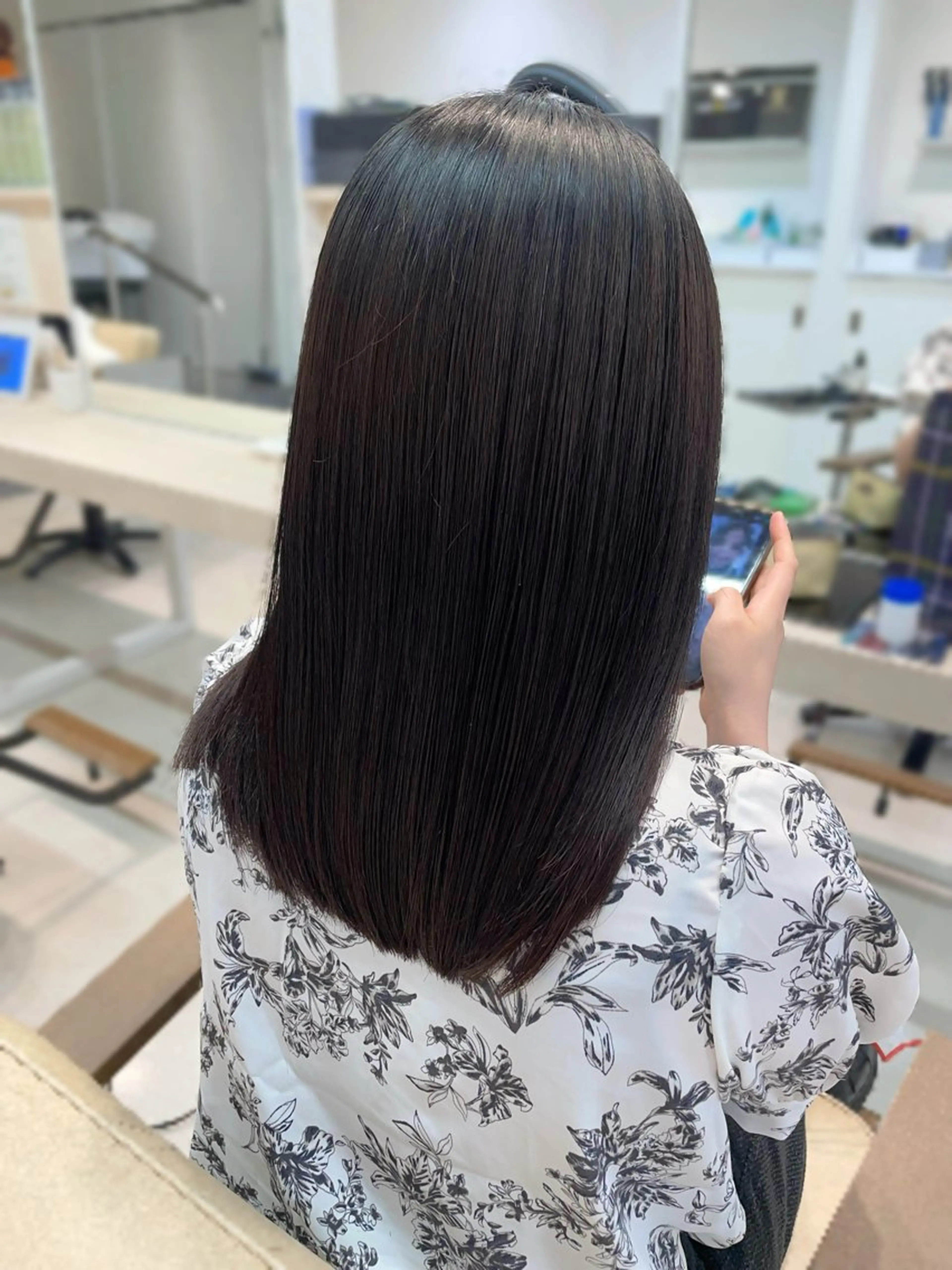 セミロング トリートメント かずや🍀/髪質改善 /艶髪カラー/眉毛のヘアスタイル