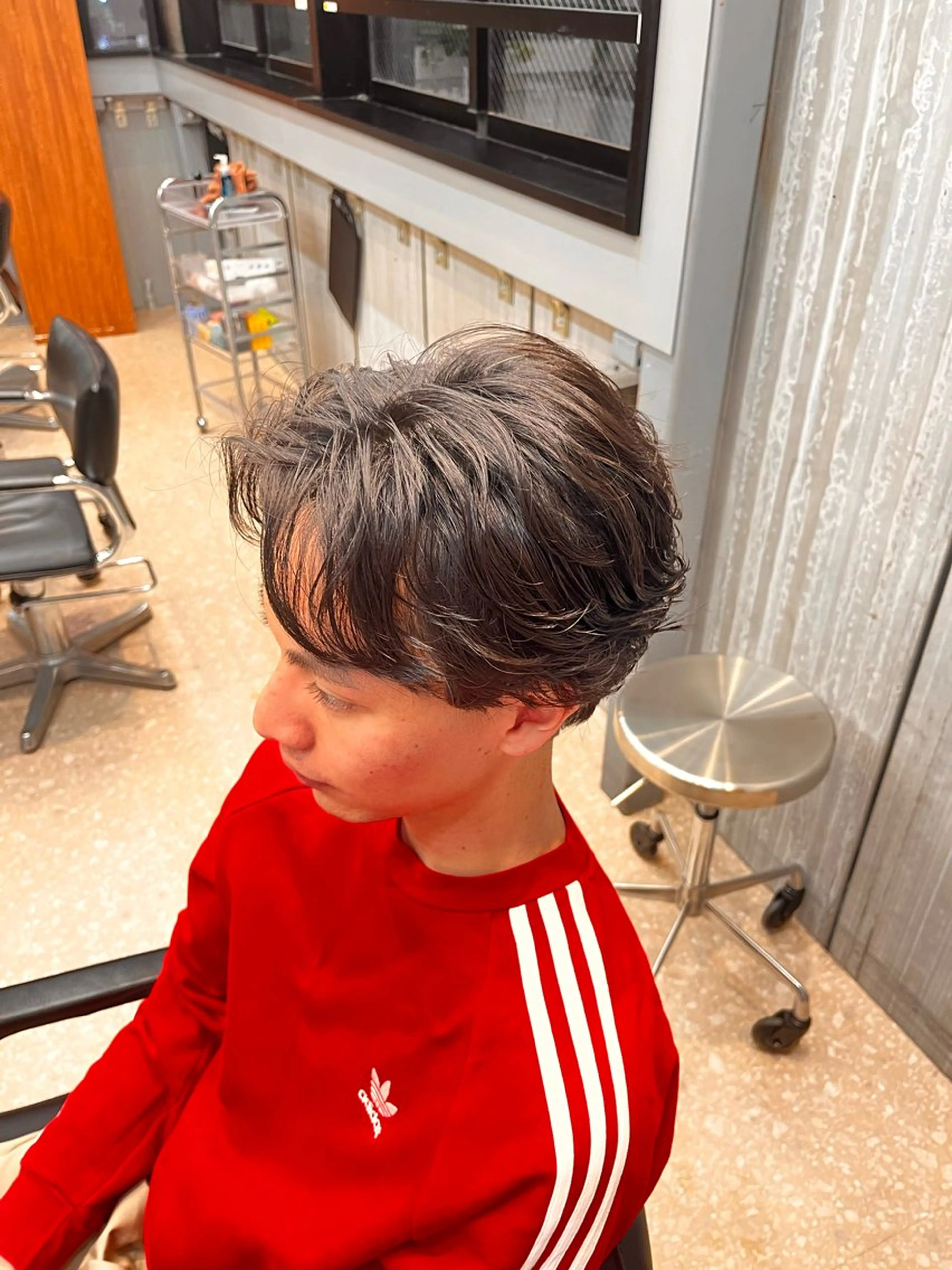 ショート パーマ メンズ カット パーマ fifth / 山下 和輝 海外風スタイルのヘアスタイル