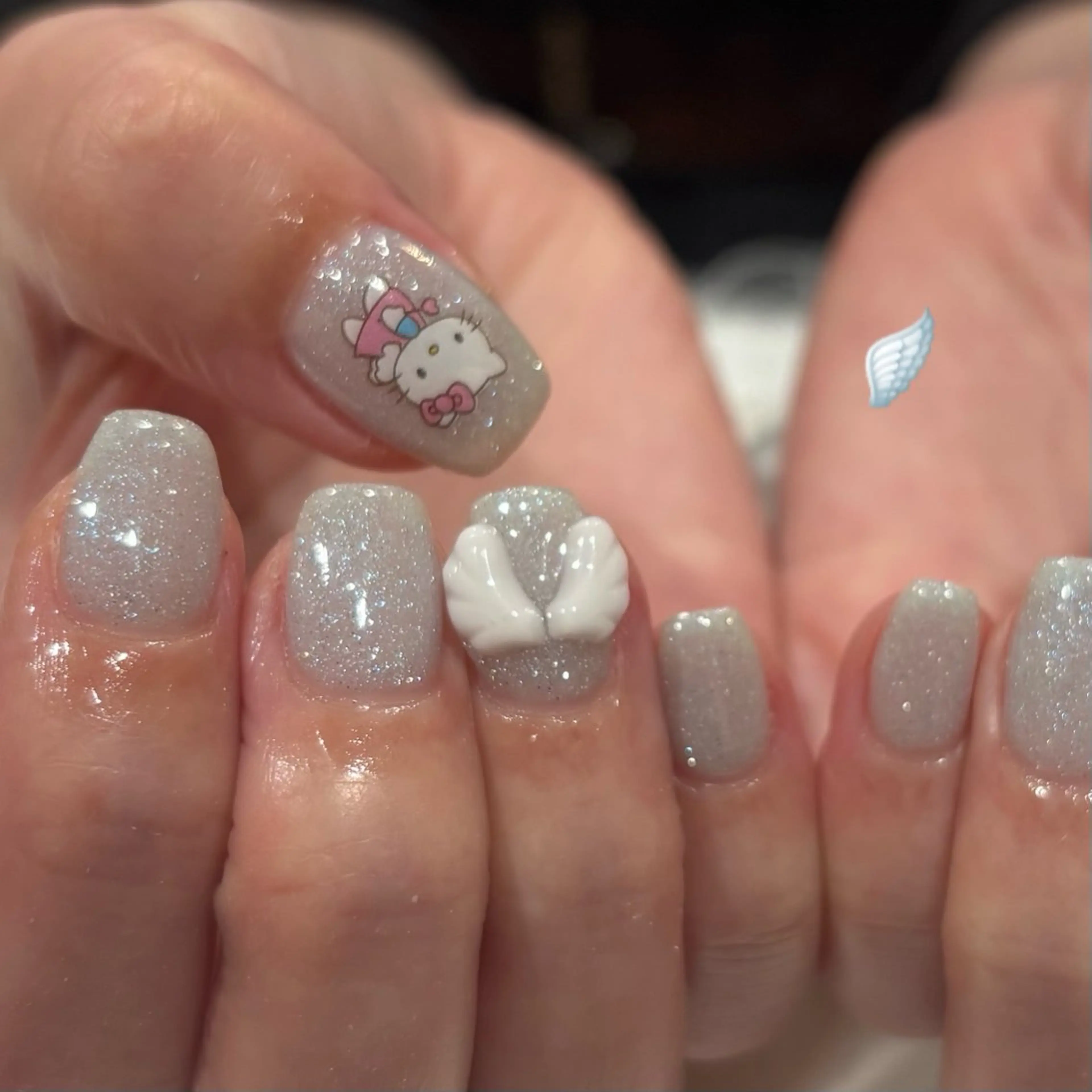 ネイル ラメ(グリッター) ハンドネイル sharesalon    room59所属・nozomi 🌙のネイルデザイン