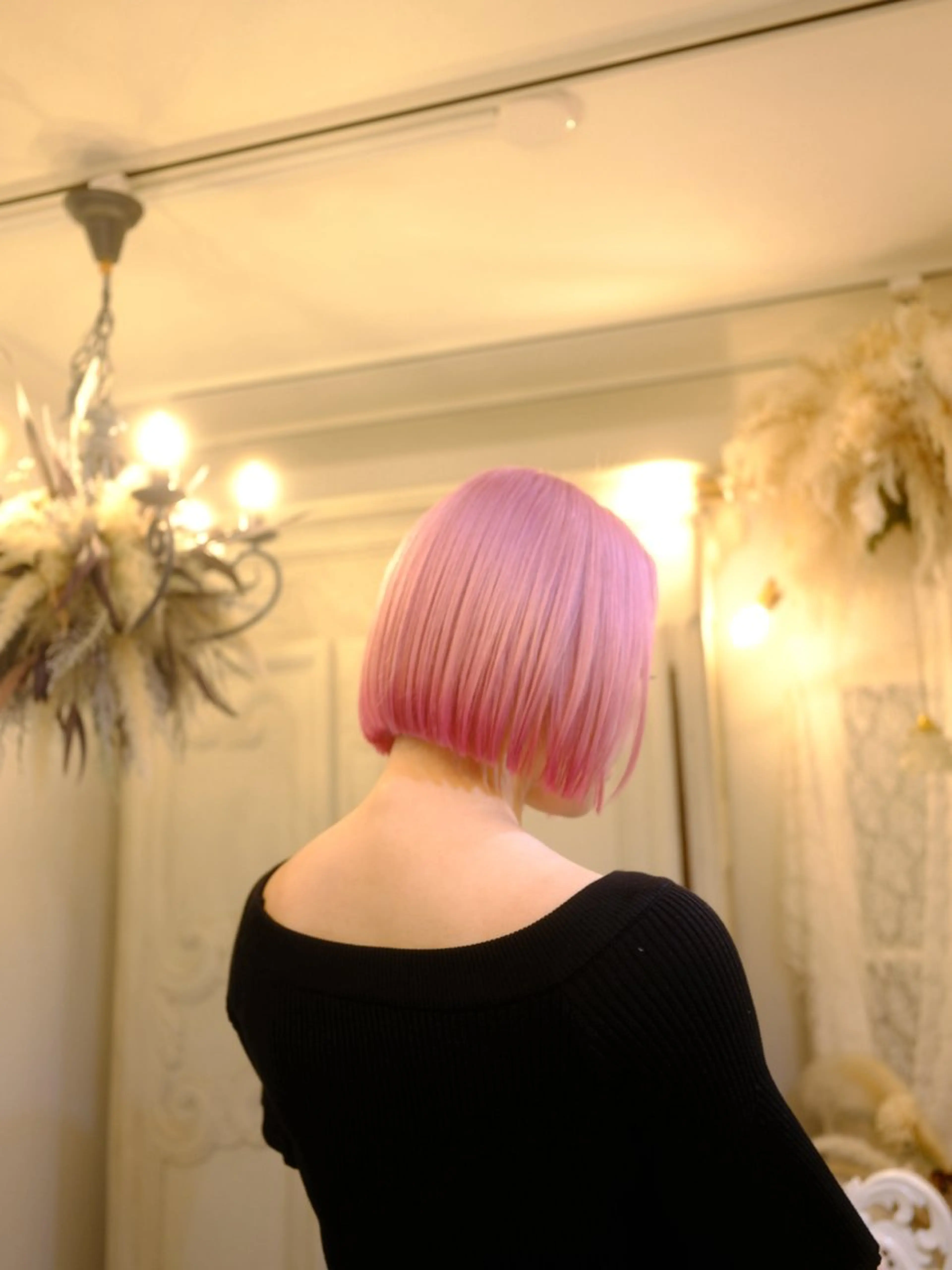 ショート カット ヘアカラー トリートメント Armoire所属・安藤悠里/ハイトーン /デザインカラーのヘアスタイル