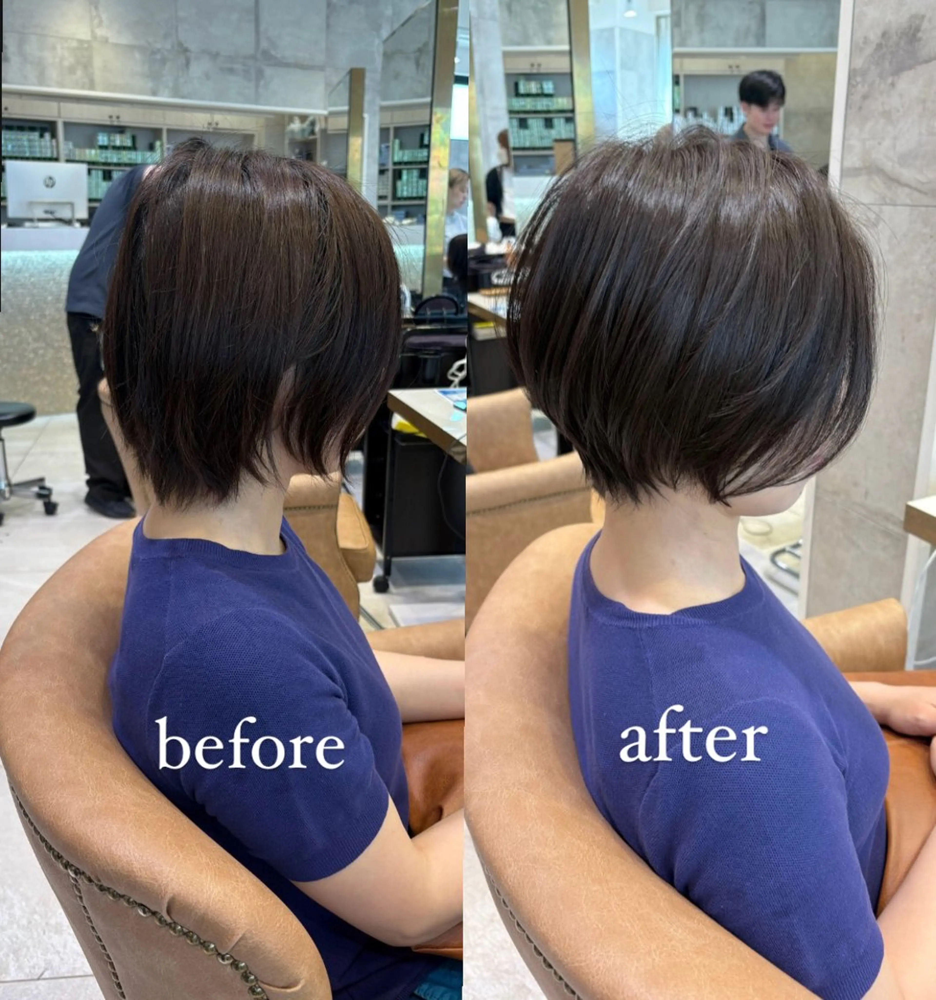 ショート カラー カット ヘアカラー ヘッドスパ 高橋 佳愛のヘアスタイル