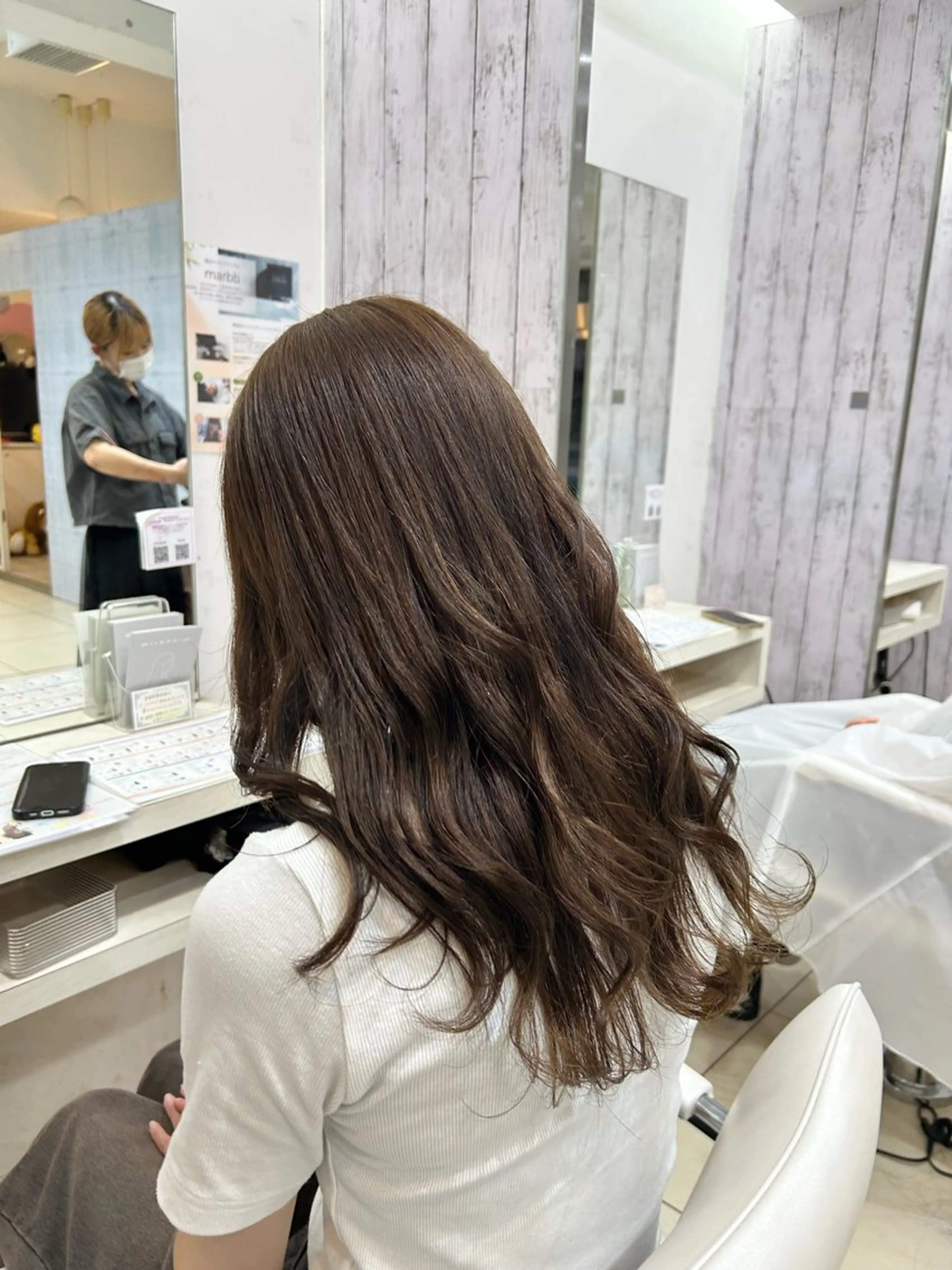 ロング カラー ヘアカラー トリートメント 【髪質改善カラー】 瀧田嵐士🇰🇷のヘアスタイル