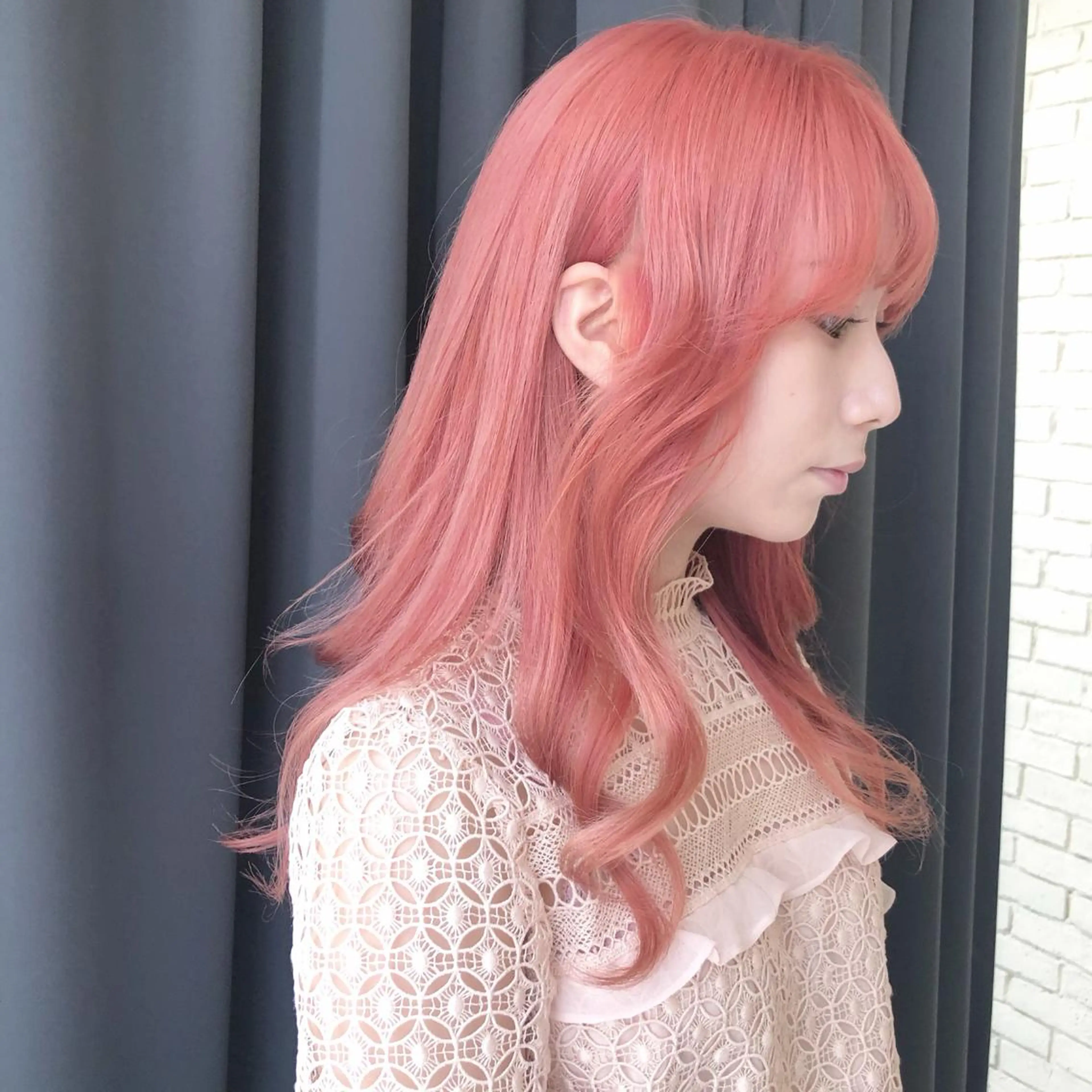 ロング カラー 韓国風ヘア ORIKA 美容室のヘアスタイル