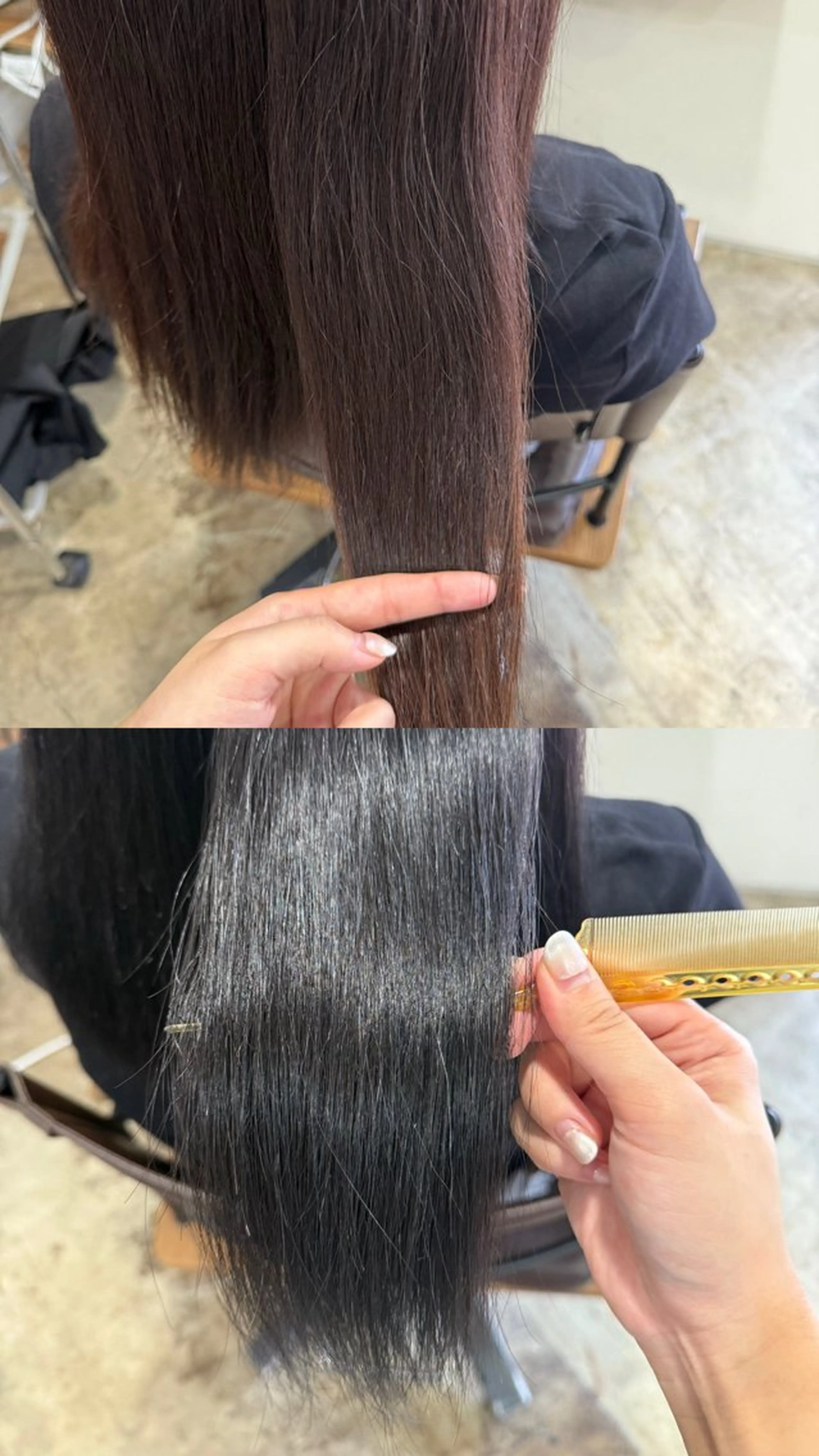 カラー 透明感カラー ヘアカラー 西脇 琉香のヘアスタイル