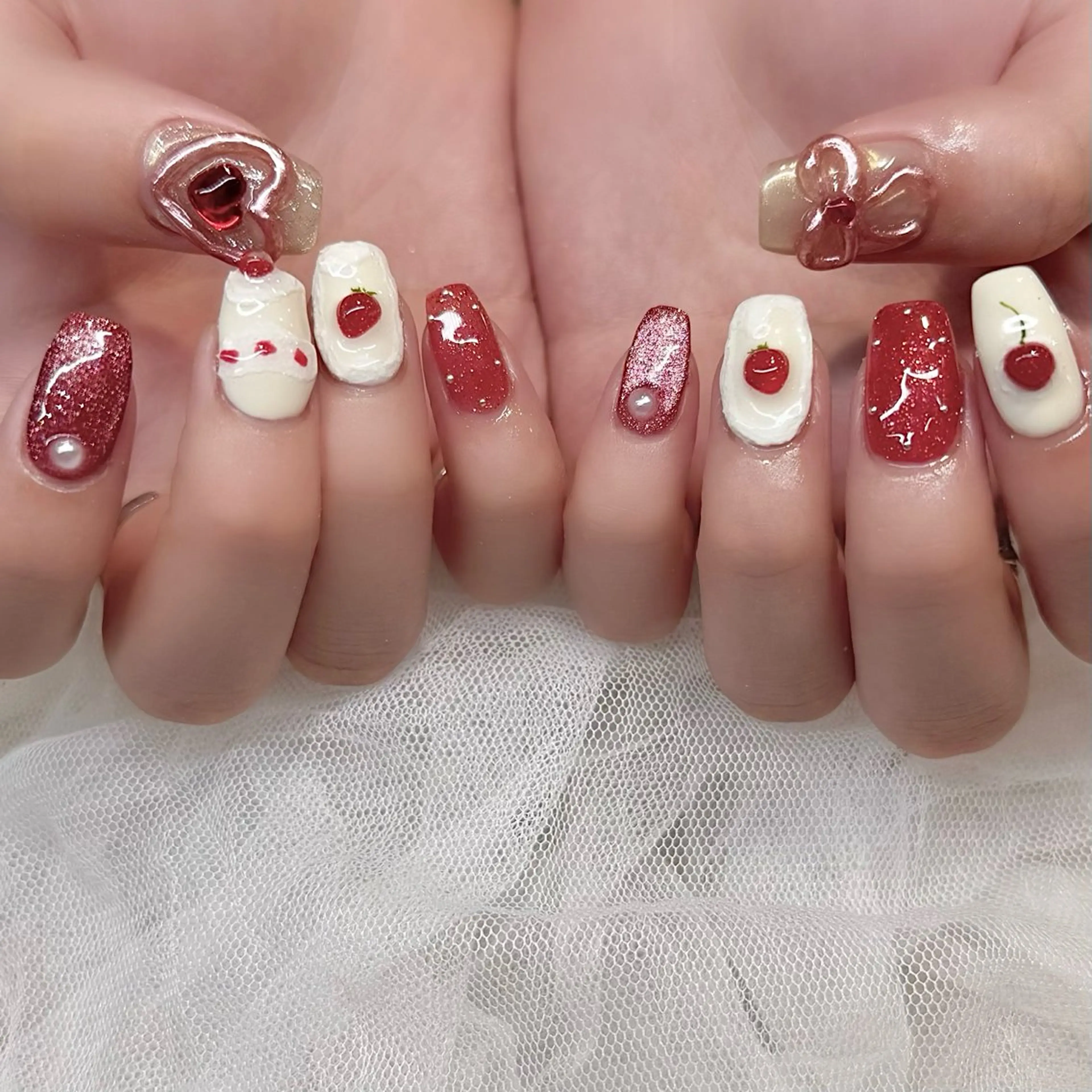 ネイル ハンドネイル 新井 ひなののネイルデザイン