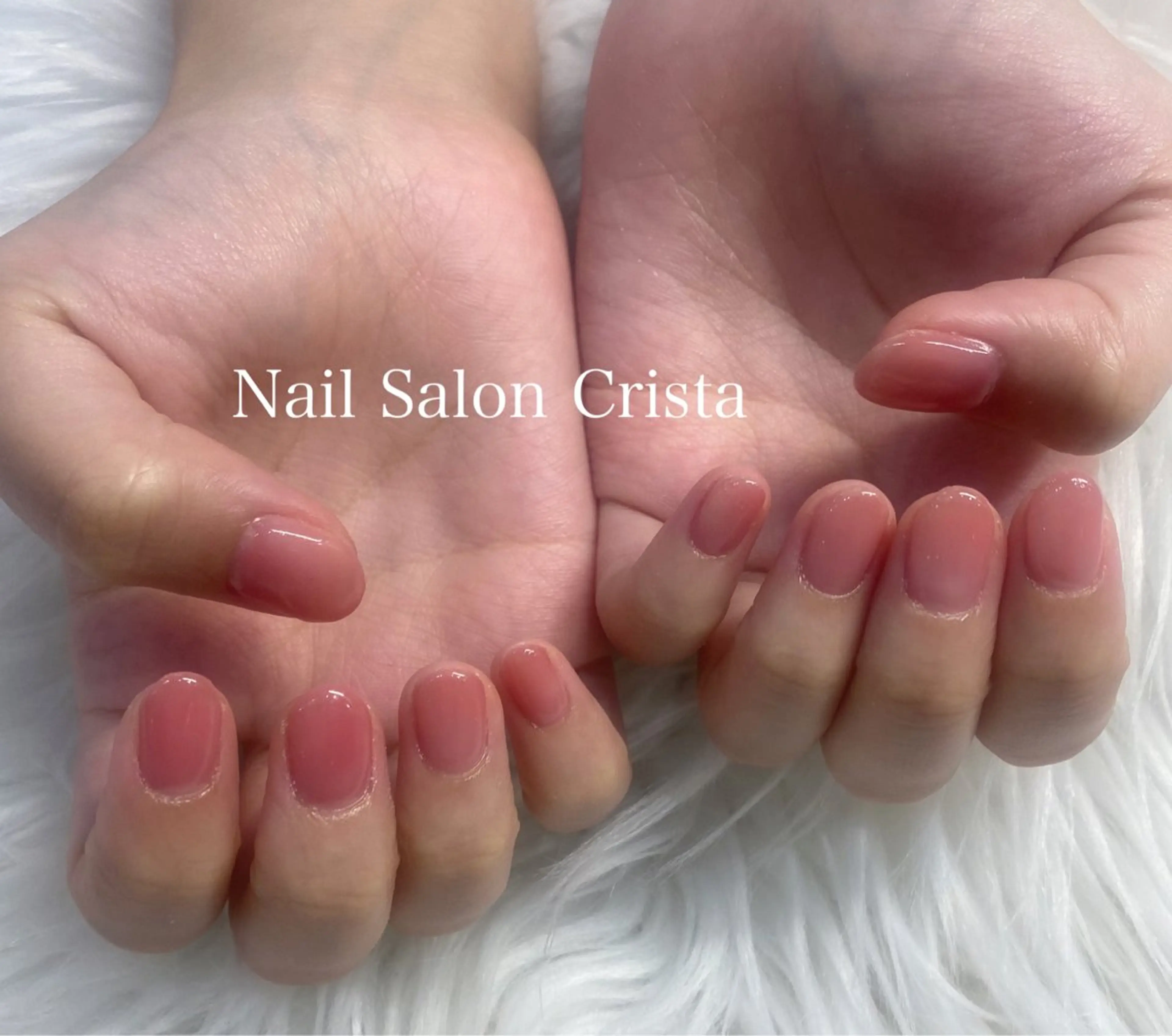 ネイル ジェルネイル パラジェル ピンク ハンドネイル CRISTA所属・CRISTA MOMOのネイルデザイン