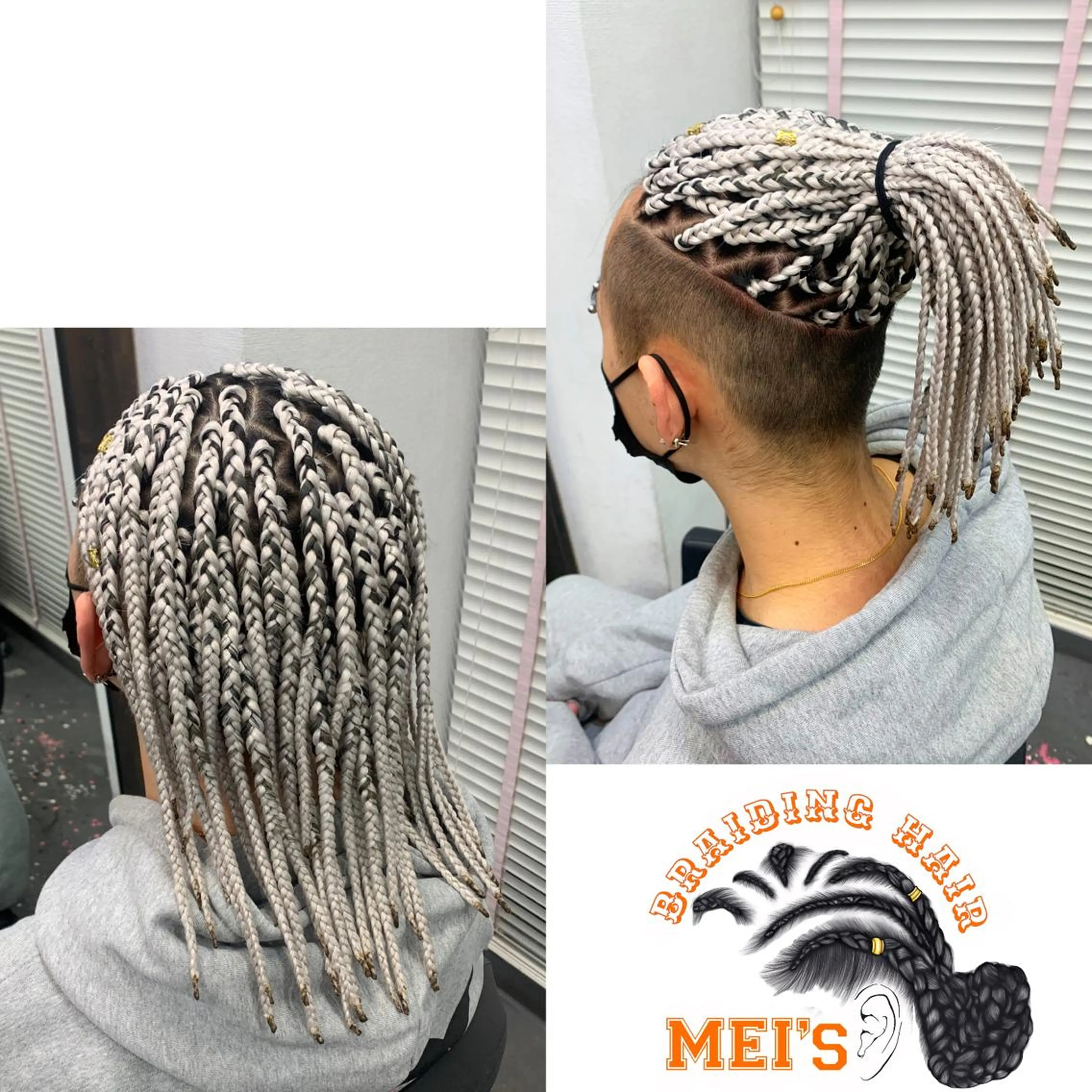 ミディアム ヘアアレンジ Lehua   (レフア)所属・MEI/ブレイズ/ コーンロウ/茅ヶ崎のヘアスタイル