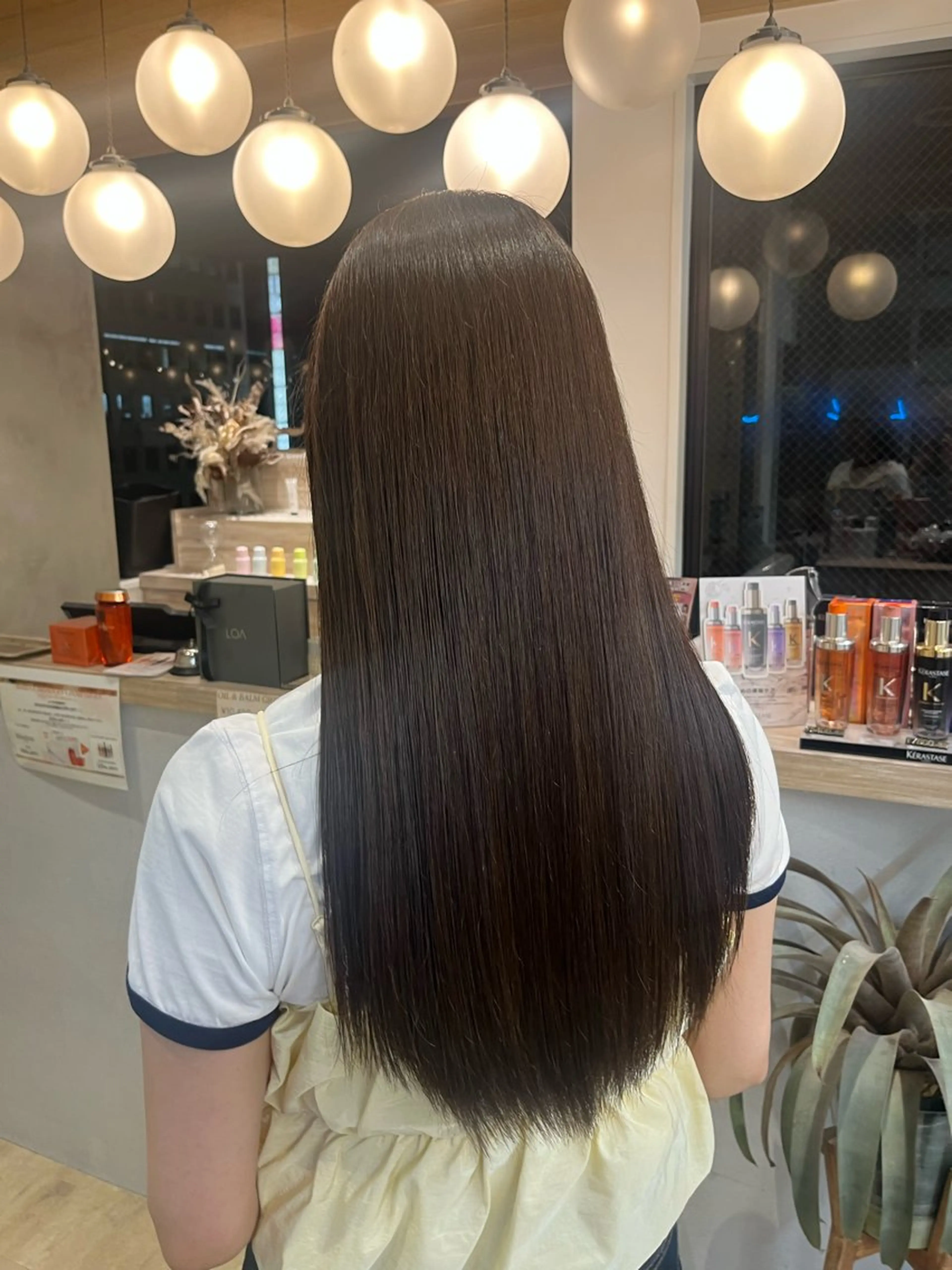 ロング カラー 縮毛矯正 トリートメント レイヤー/ボブ /カット/しょうきのヘアスタイル