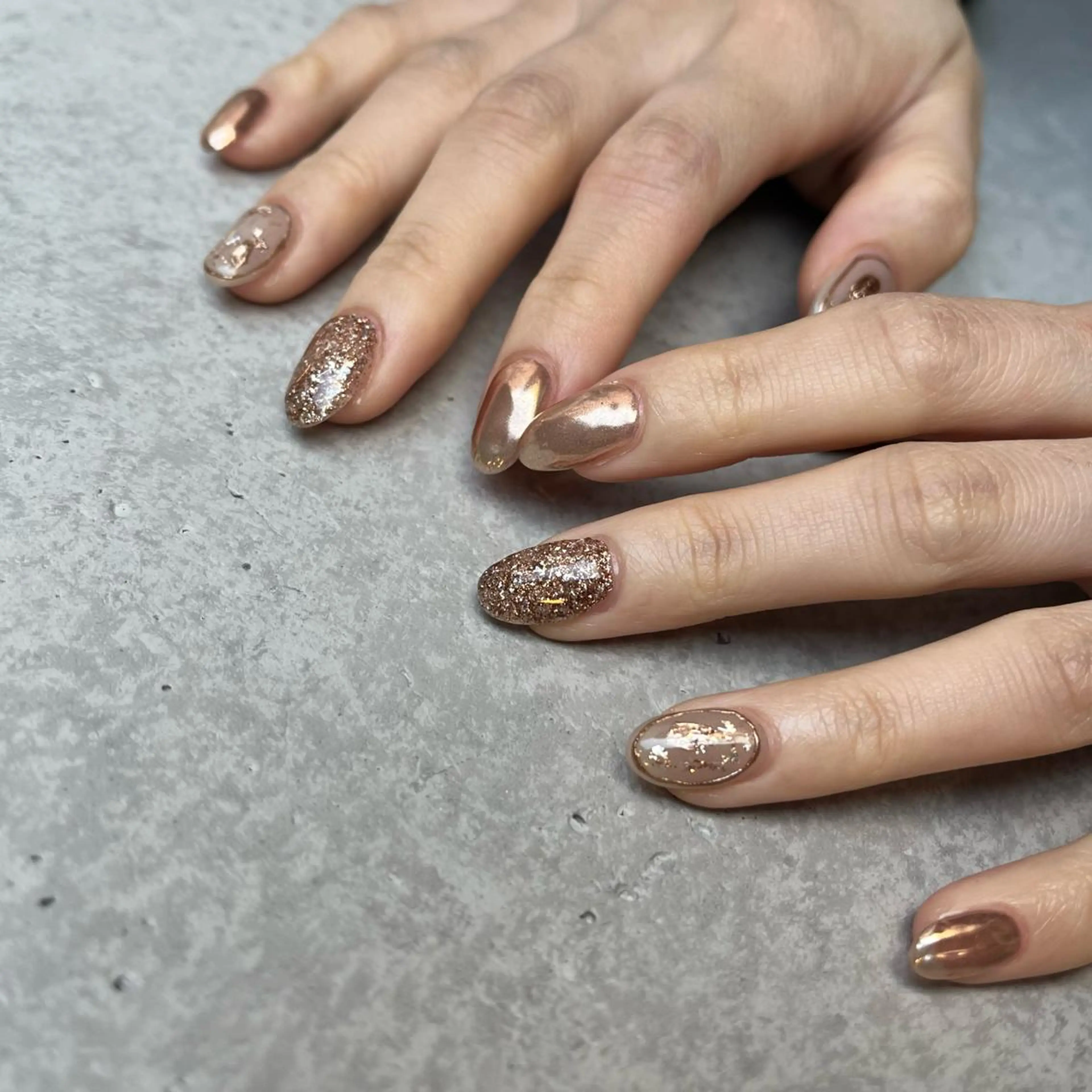 ネイル ハンドネイル 🤎Two ERI🤎のネイルデザイン