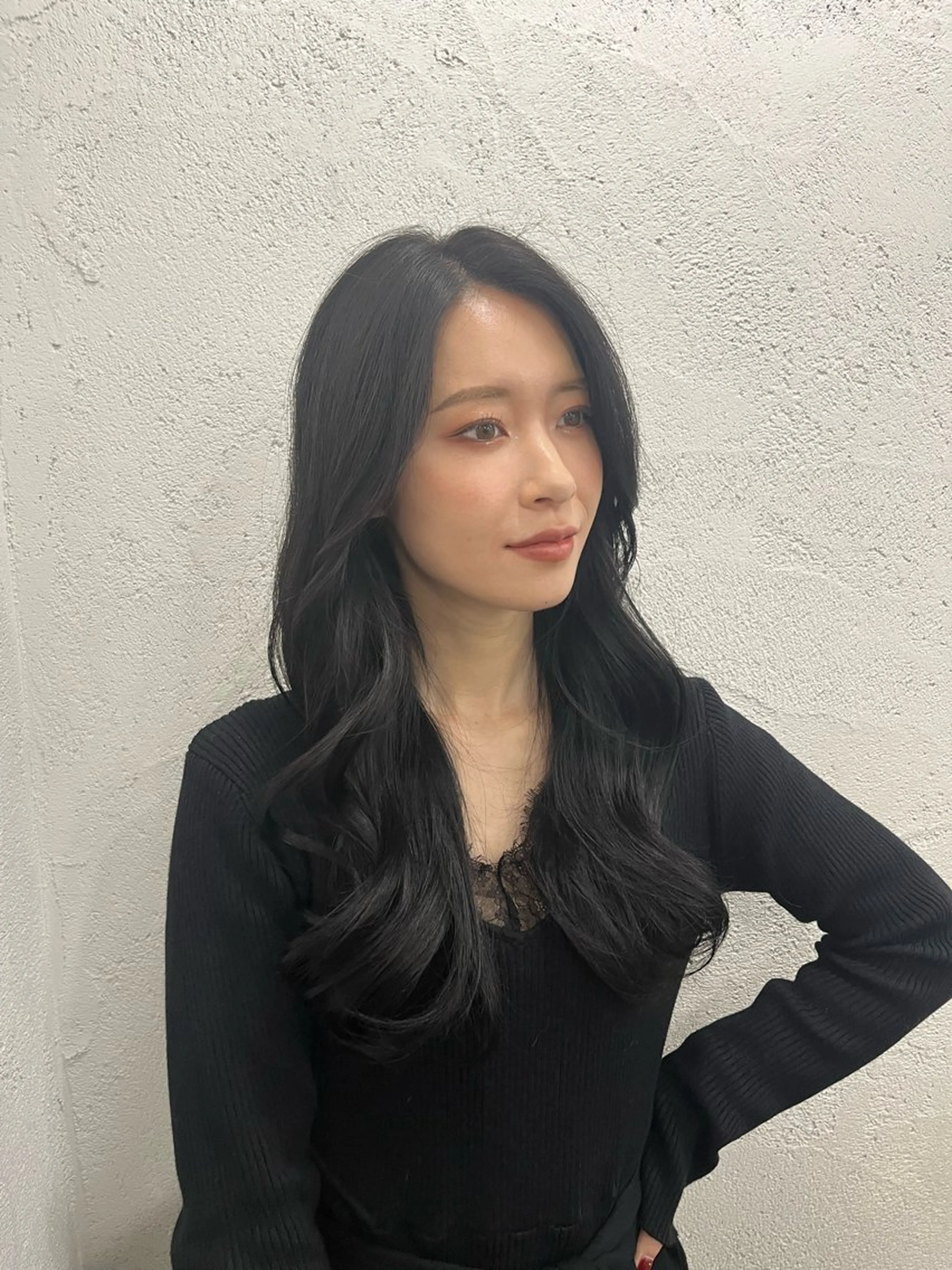 ロング ヘアカラー 韓国風透明感カラー 💎YUI💎のヘアスタイル