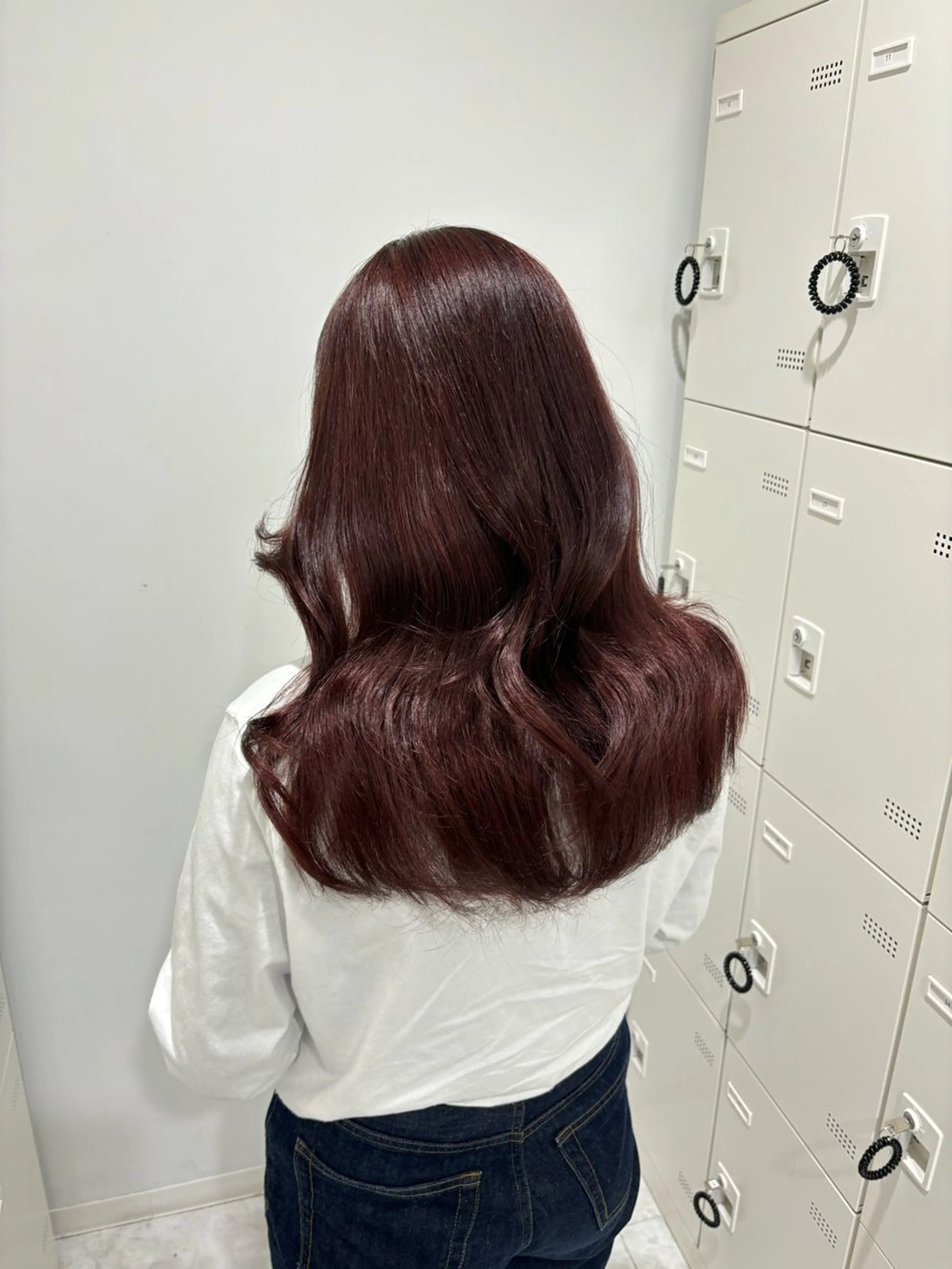 ミディアム カラー ブリーチ ブラウンカラー 透明感カラー ダブルカラー ラベンダーカラー ヘアカラー 🎀トレンドカラー 🎀RINAKOのヘアスタイル