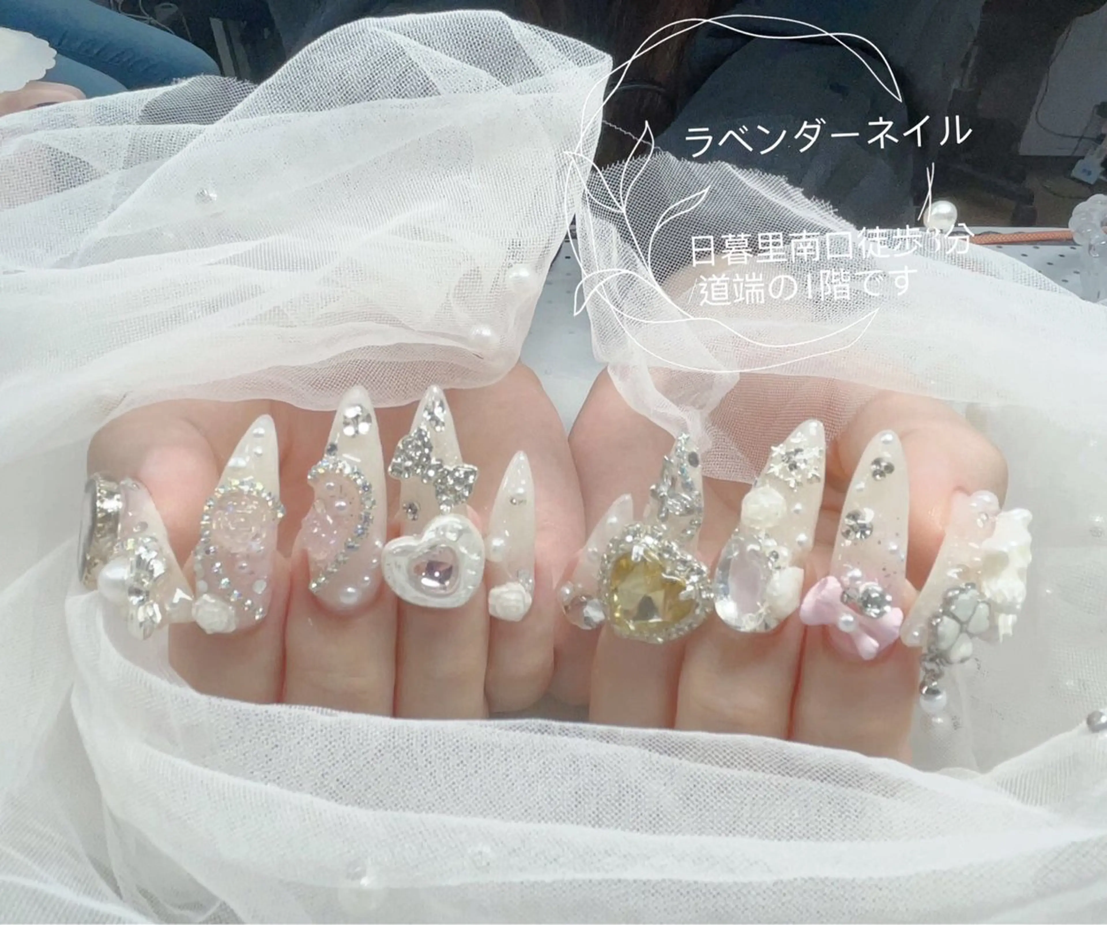 ネイル ラベンダー💖日暮里 ルル💖ネイルのネイルデザイン