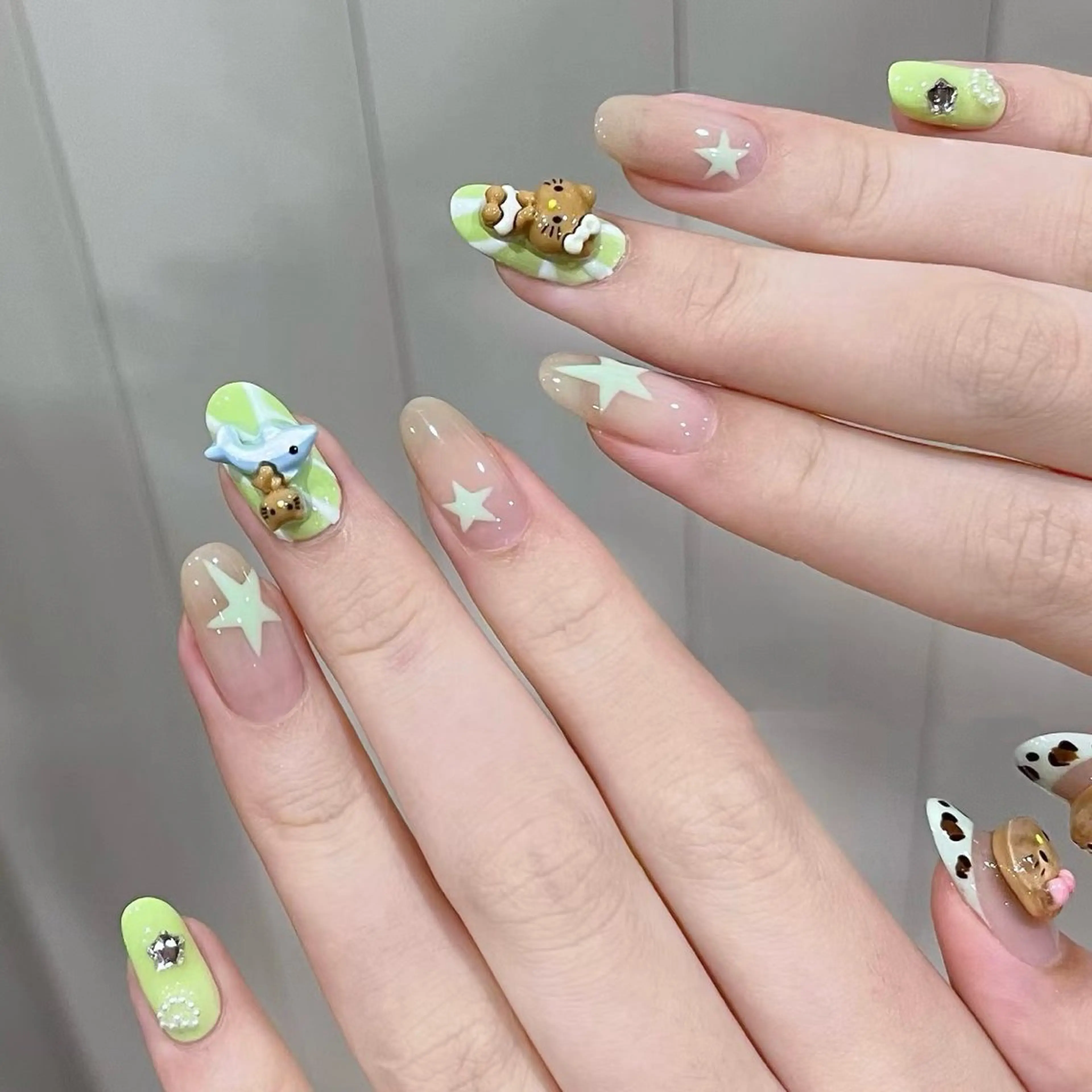 ネイル ハンドネイル By moonネイル 🌷ワンホン/韓国風のネイルデザイン