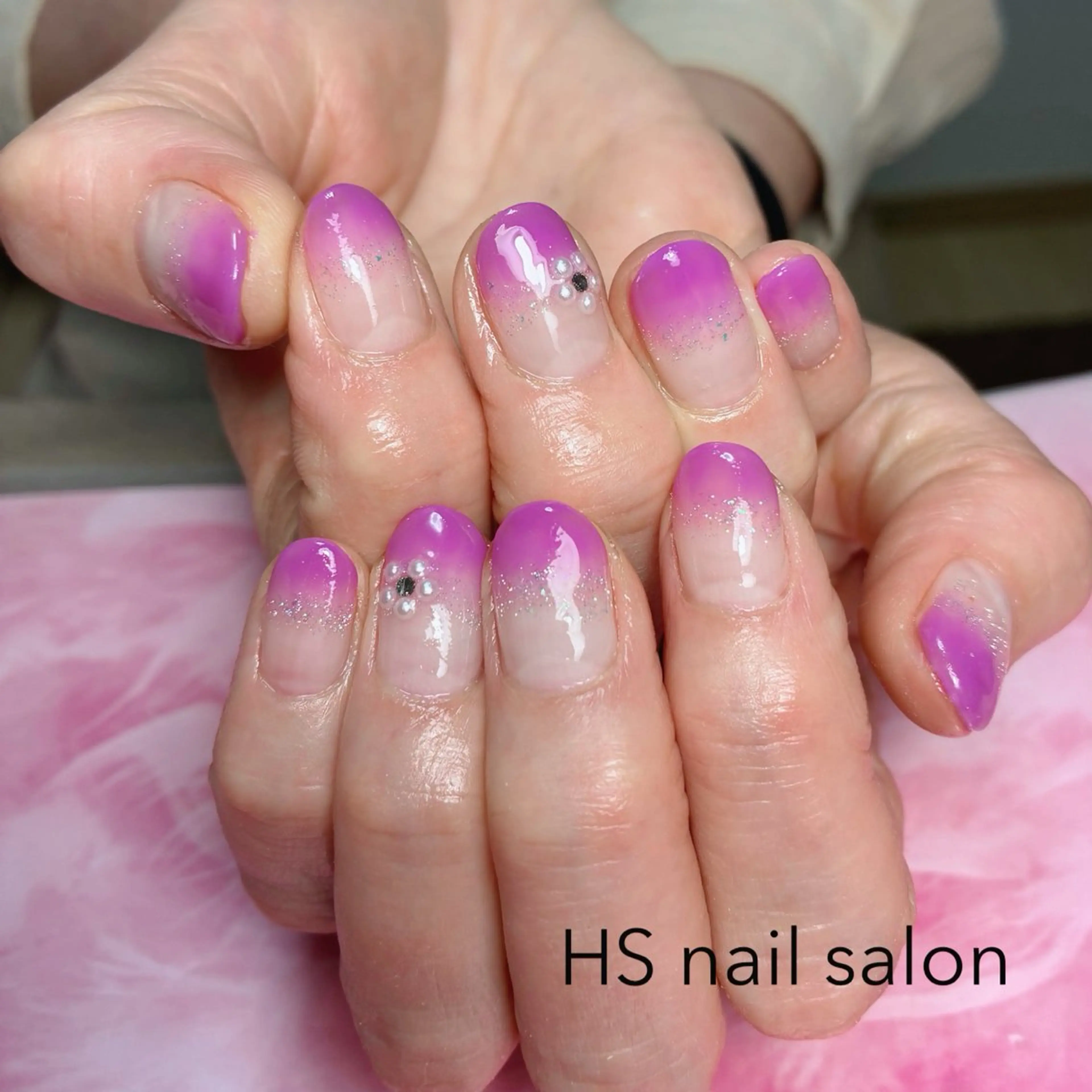 ショート ハンドネイル hs nail salonのネイルデザイン