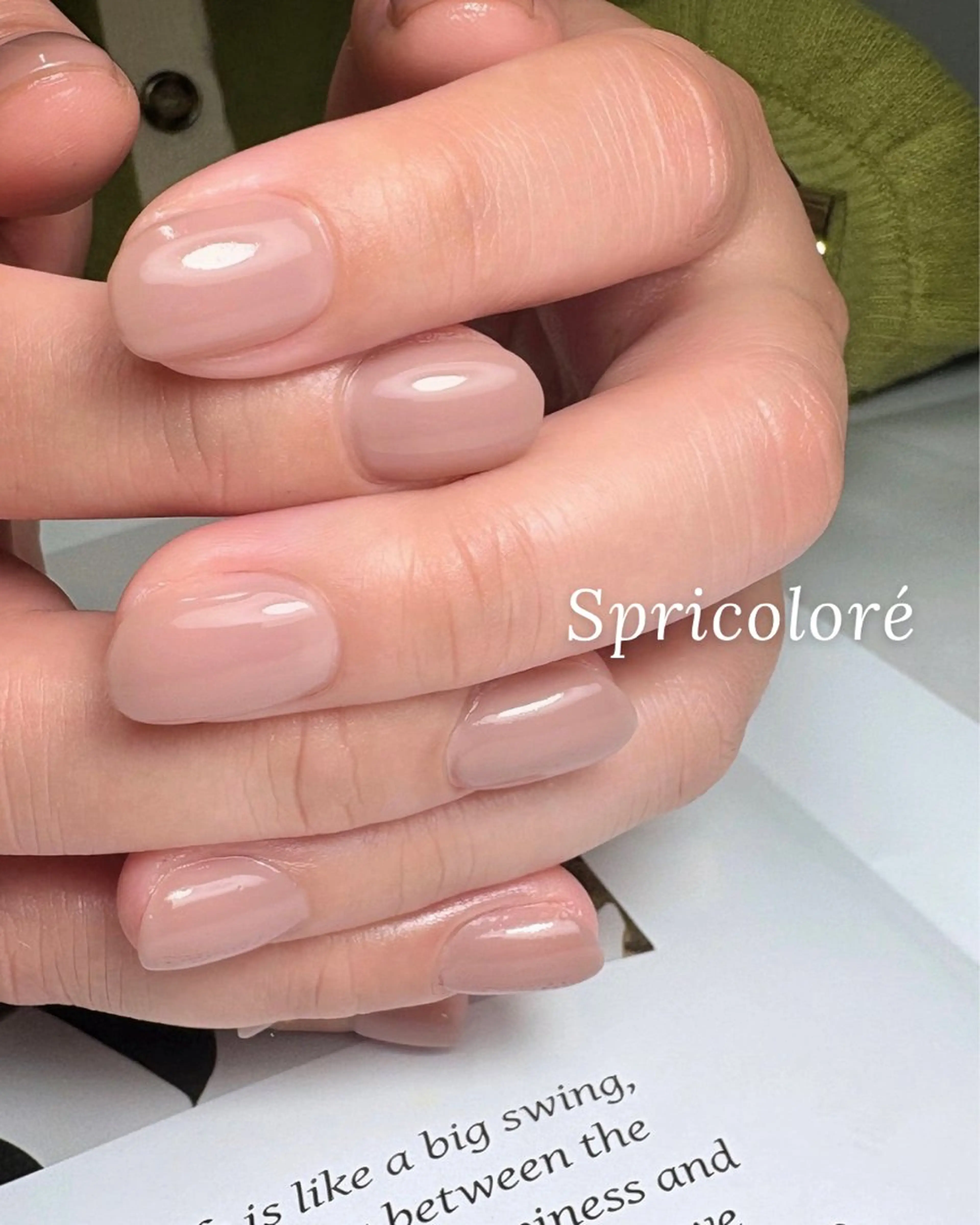 ネイル ワンカラーネイル シンプルネイル Spricoloré(スプリコローレ)所属・Spricoloré ／harunaのネイルデザイン