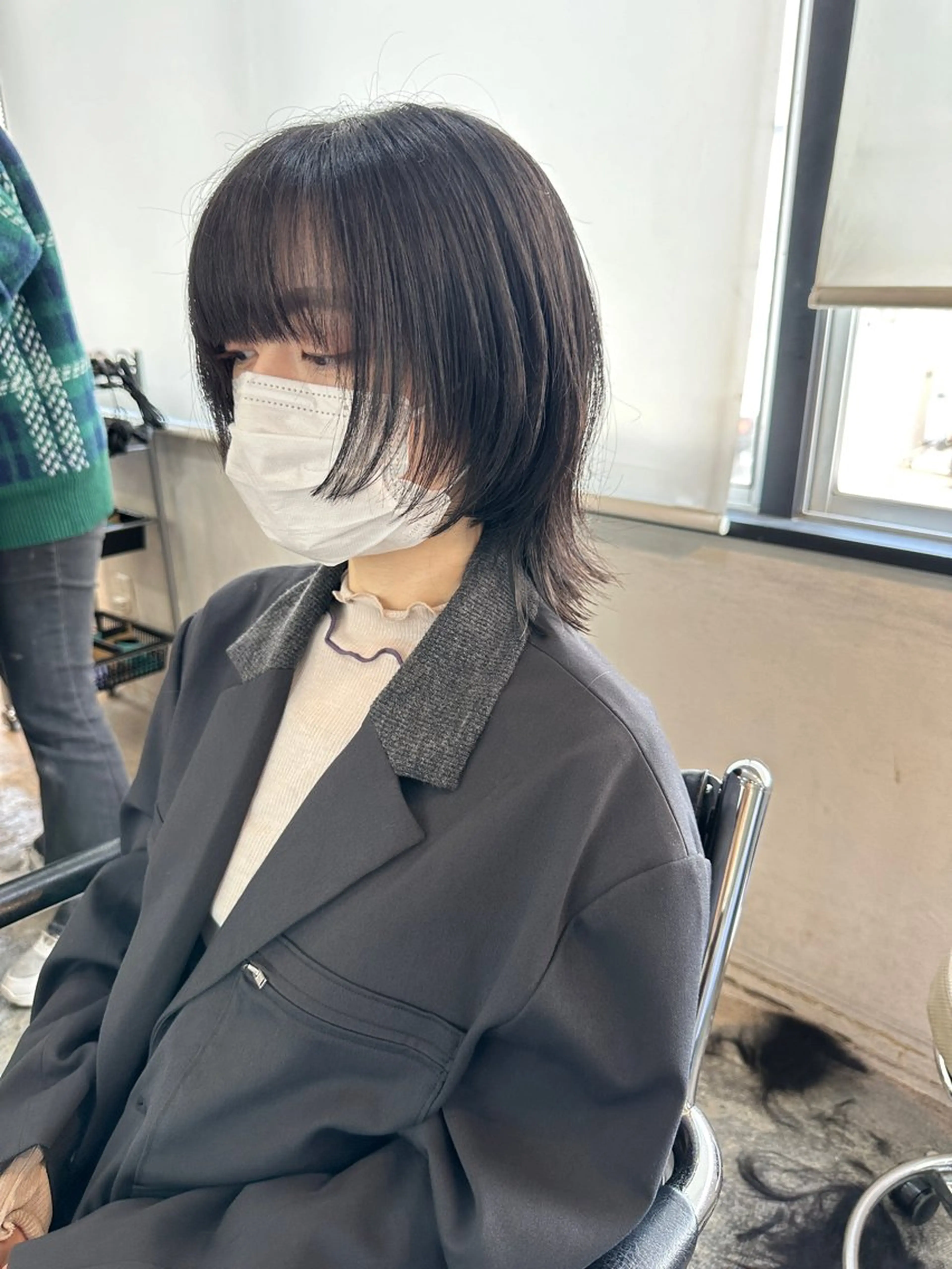 ショート カラー ヘアアレンジ ウルフカット stylist/蛯谷 珠里のヘアスタイル