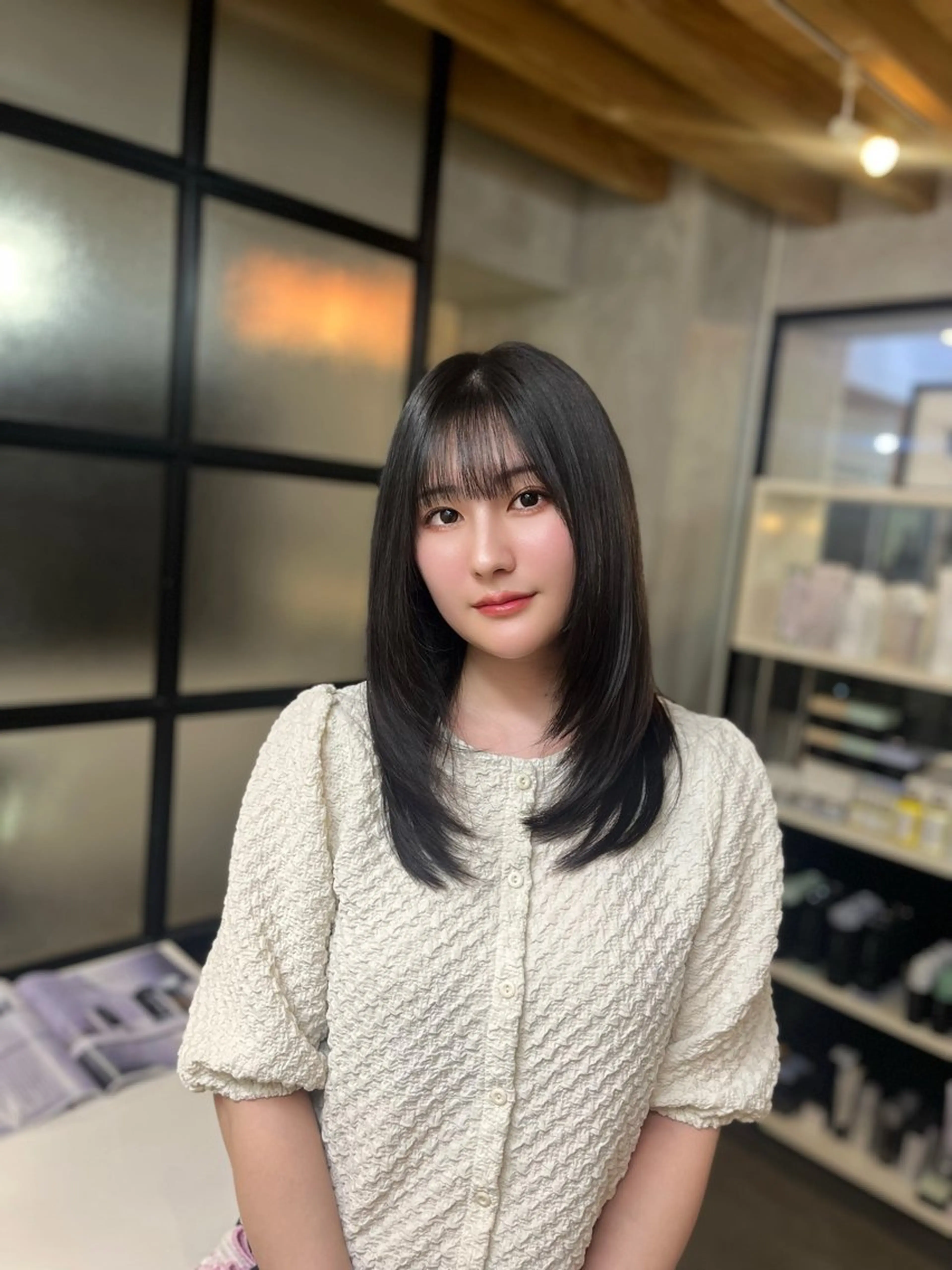 ロング カット 髪質改善／縮毛矯正 関根青葉のヘアスタイル