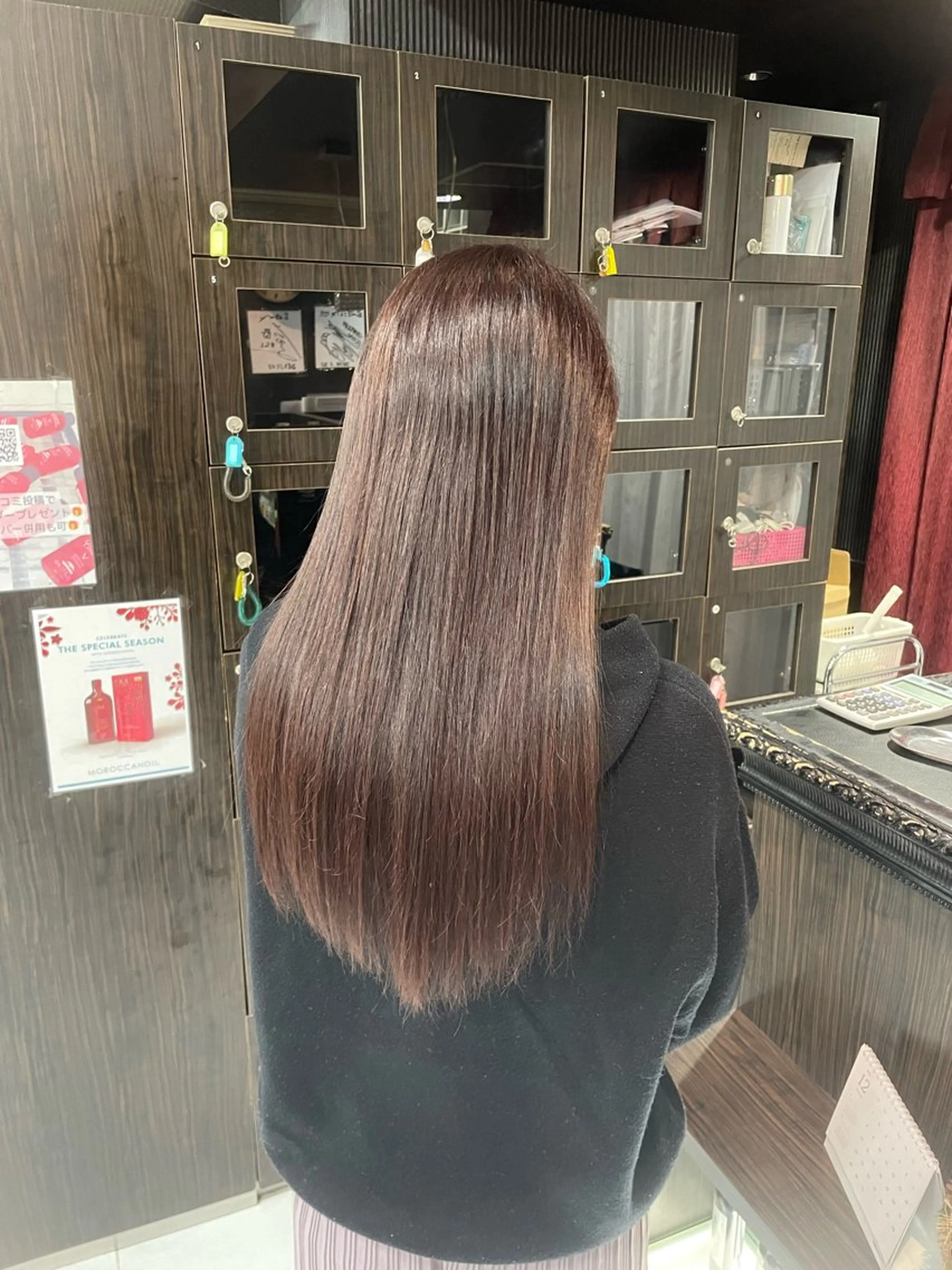 【👑人気No1】艶カラー➕2stepトリートメント🫶（コテ巻き仕上げ付き）の写真