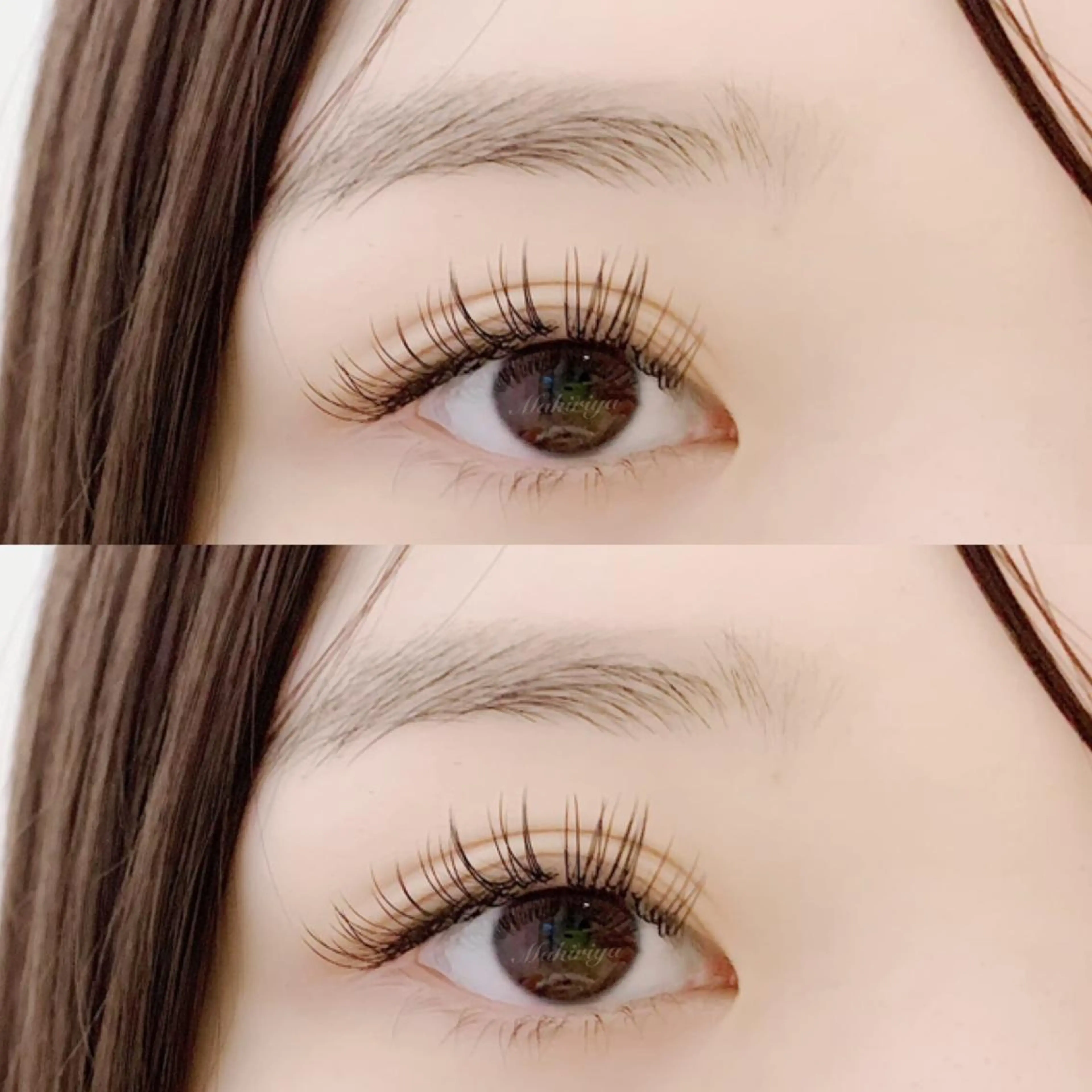 マツエク・マツパ フラットラッシュ 💙 haru 💙のマツエク・マツパデザイン