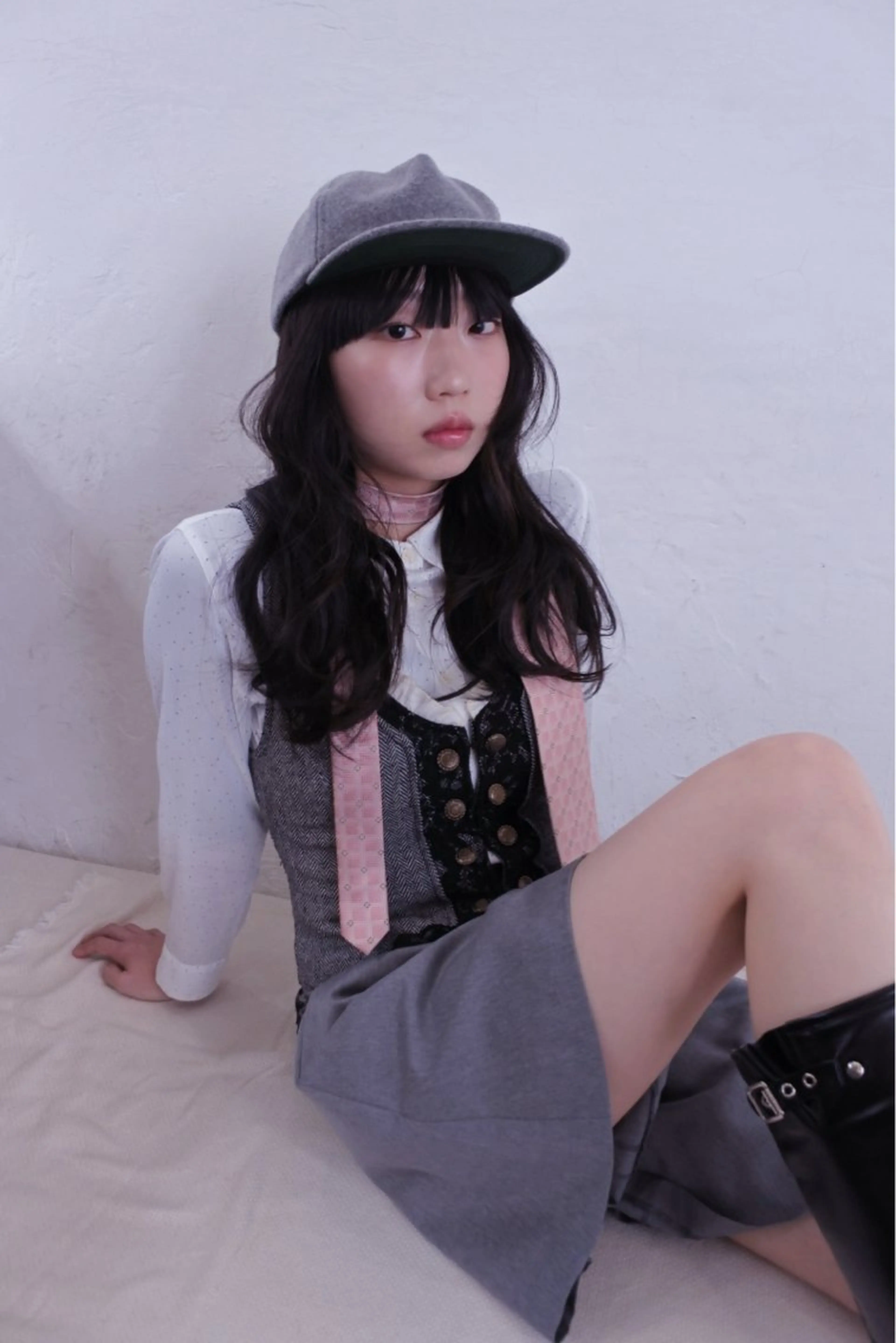 ロング レイヤーカット ロング カット CACHE HORIE所属・平野 叶花のヘアスタイル