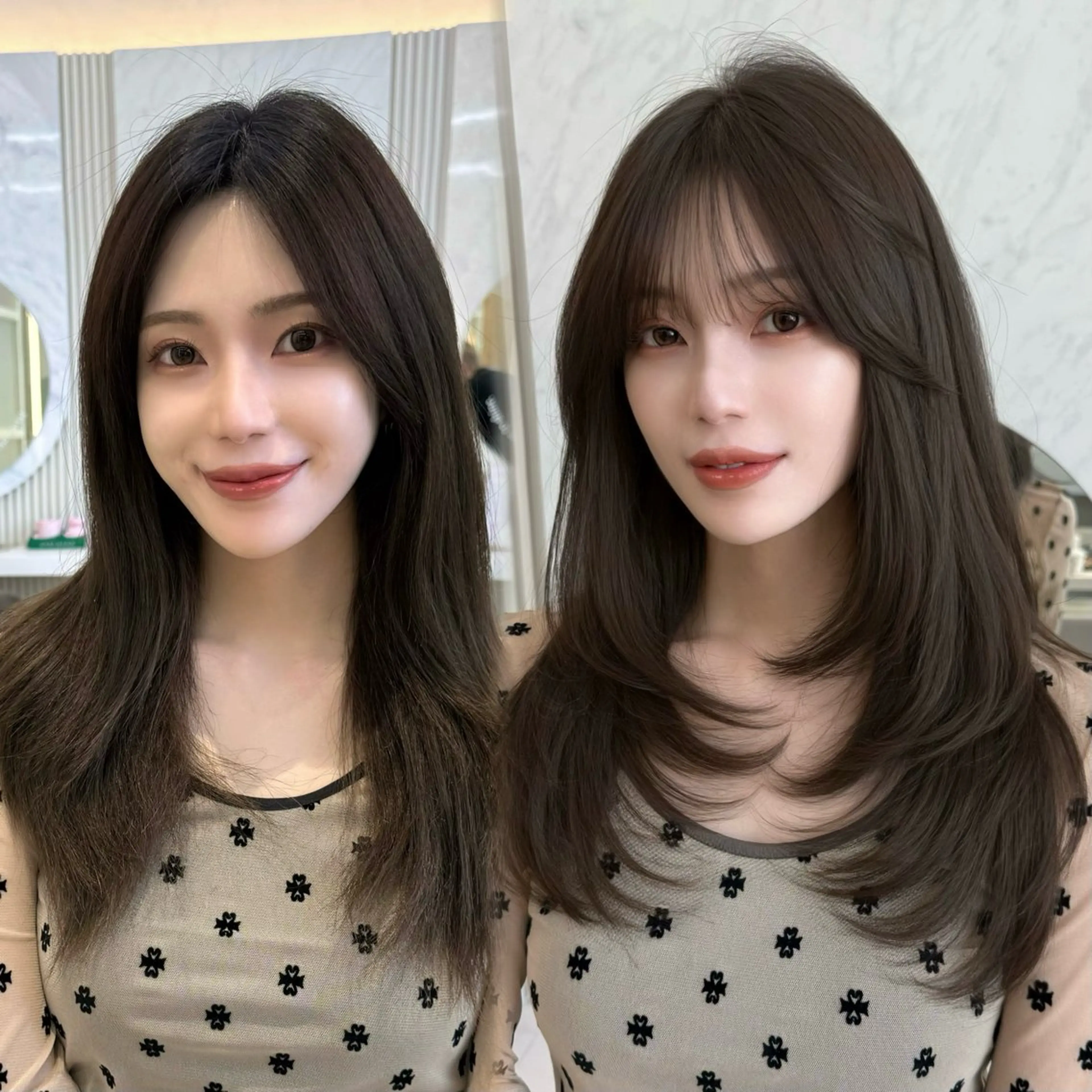 セミロング カット トリートメント 結べるレイヤー/ ミディアム/島田 佑のヘアスタイル