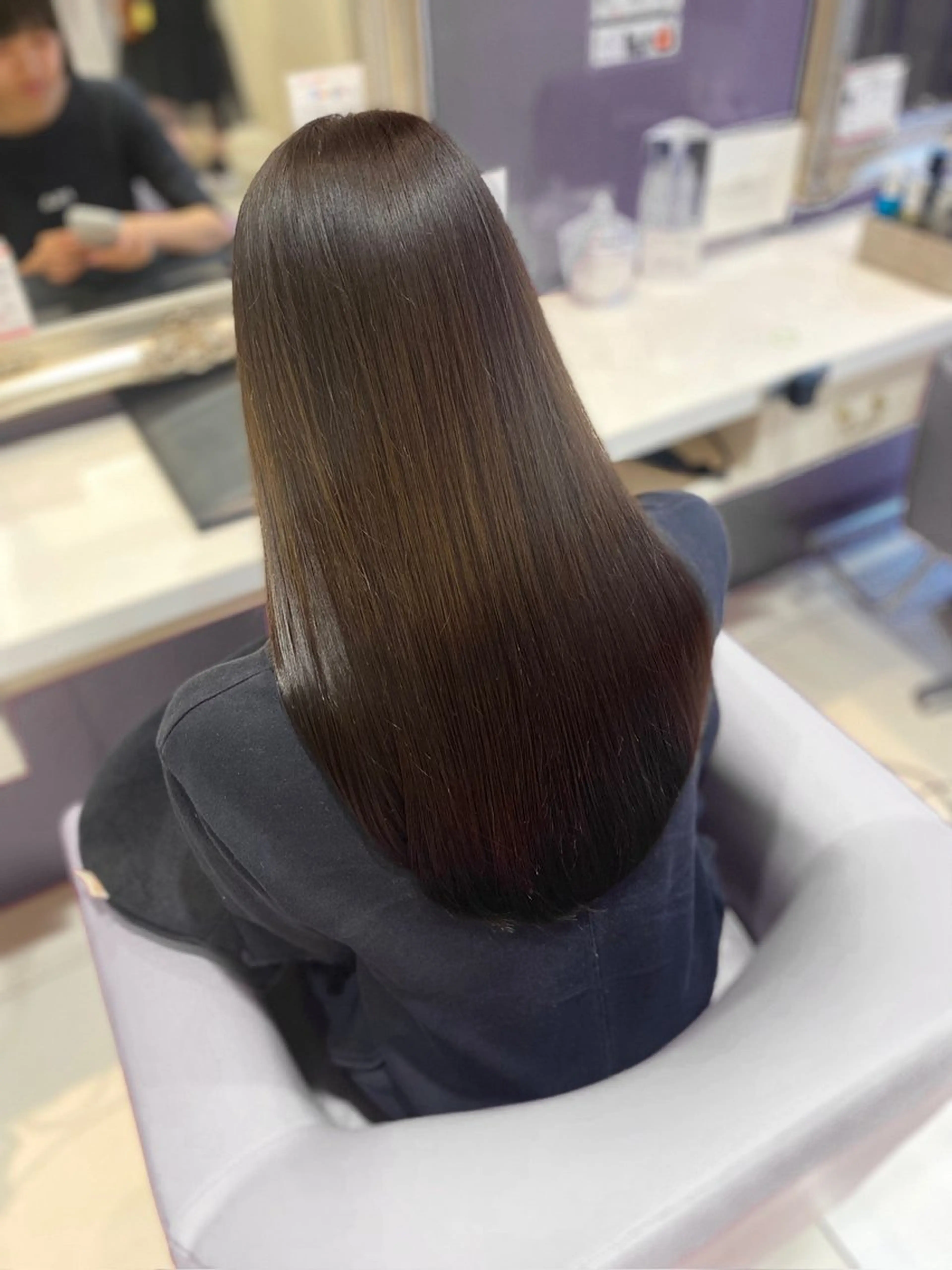 ロング 藤原 侑香のヘアスタイル