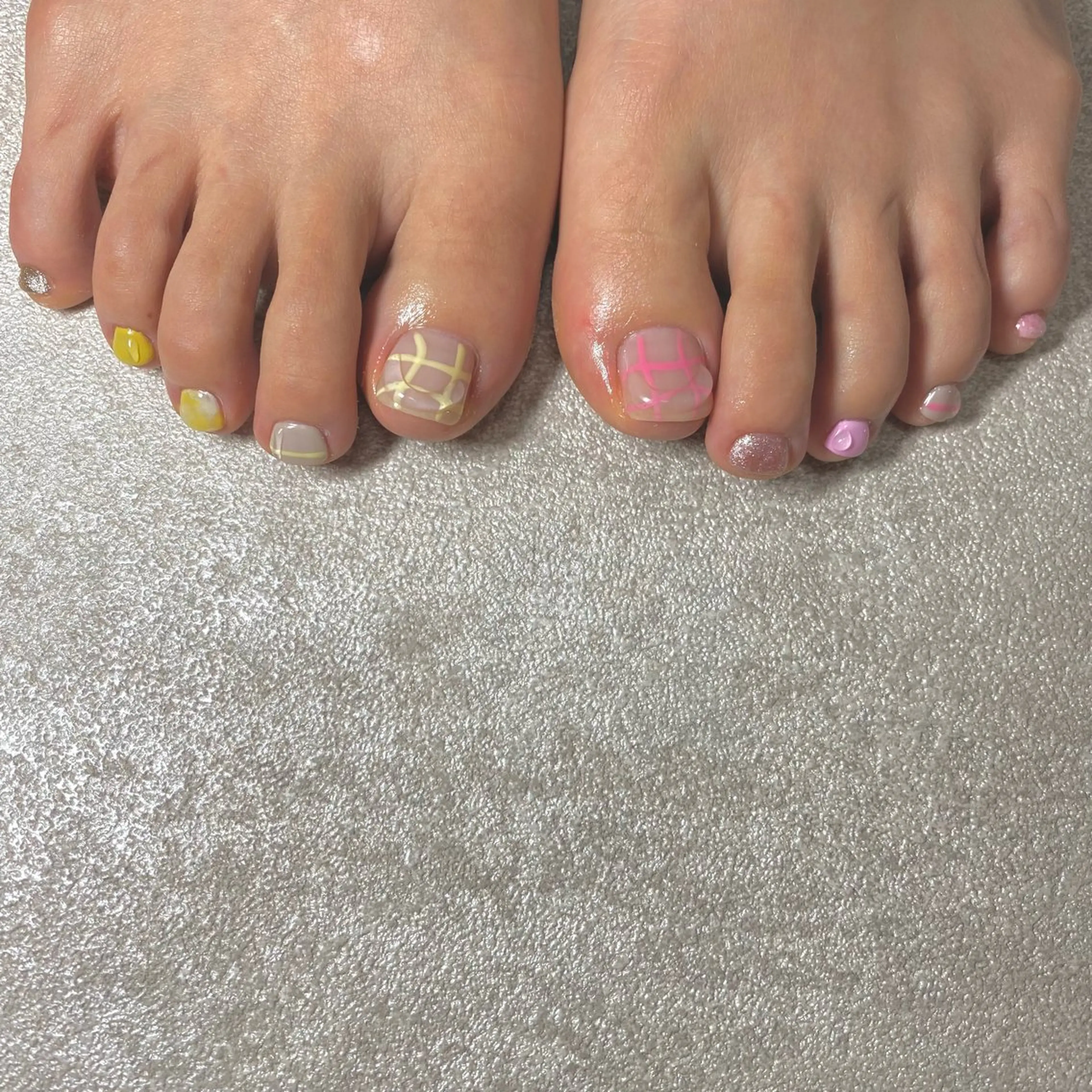 ネイル フットネイル 持ち込み フットネイル nailsalon ete所属・村田 菜々香のネイルデザイン