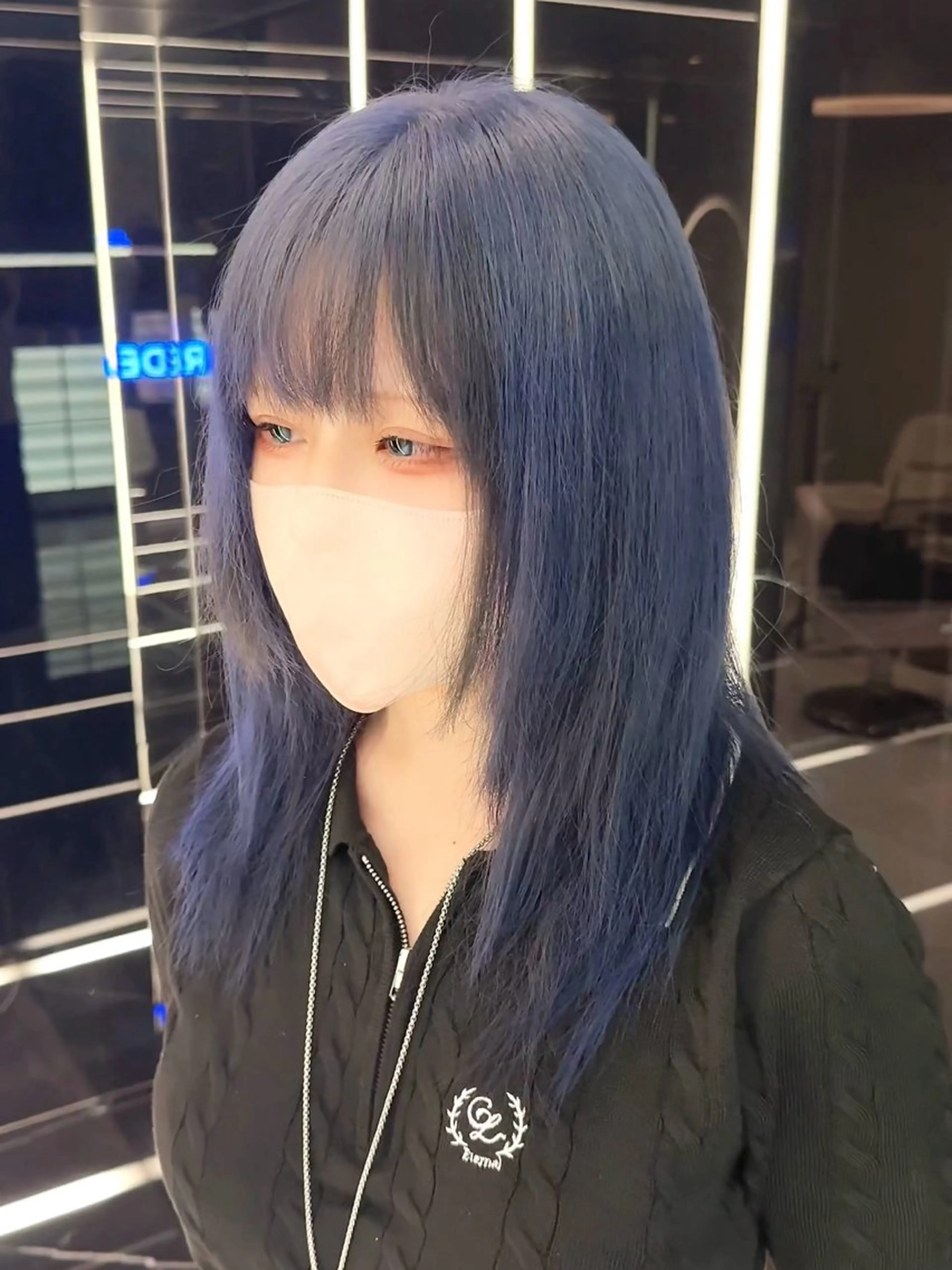 ロング カラー りょうへい/ 全頭ブリーチ/渋谷のヘアスタイル