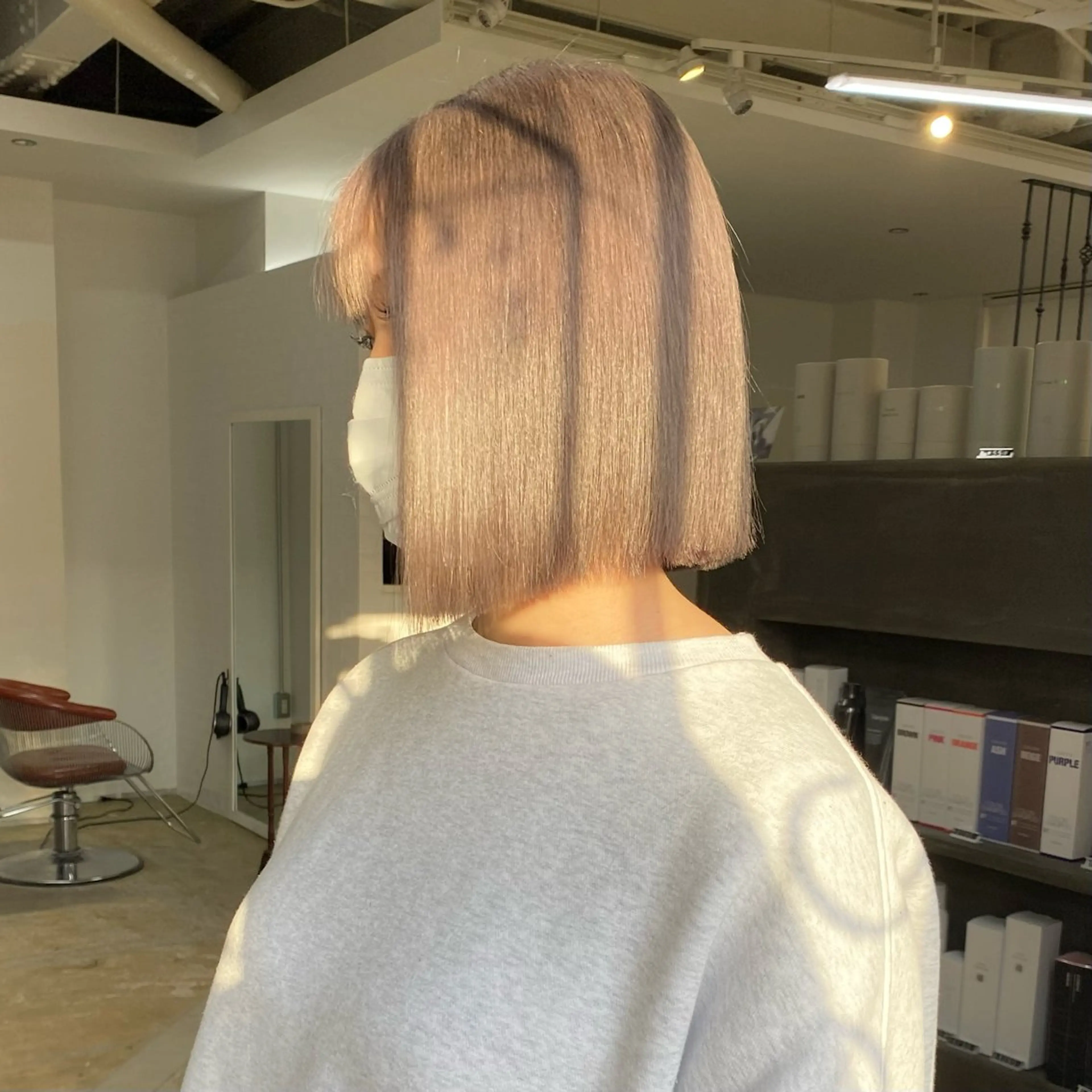 【学生限定】1ケアブリーチ＋カラー＋補修トリートメントの写真