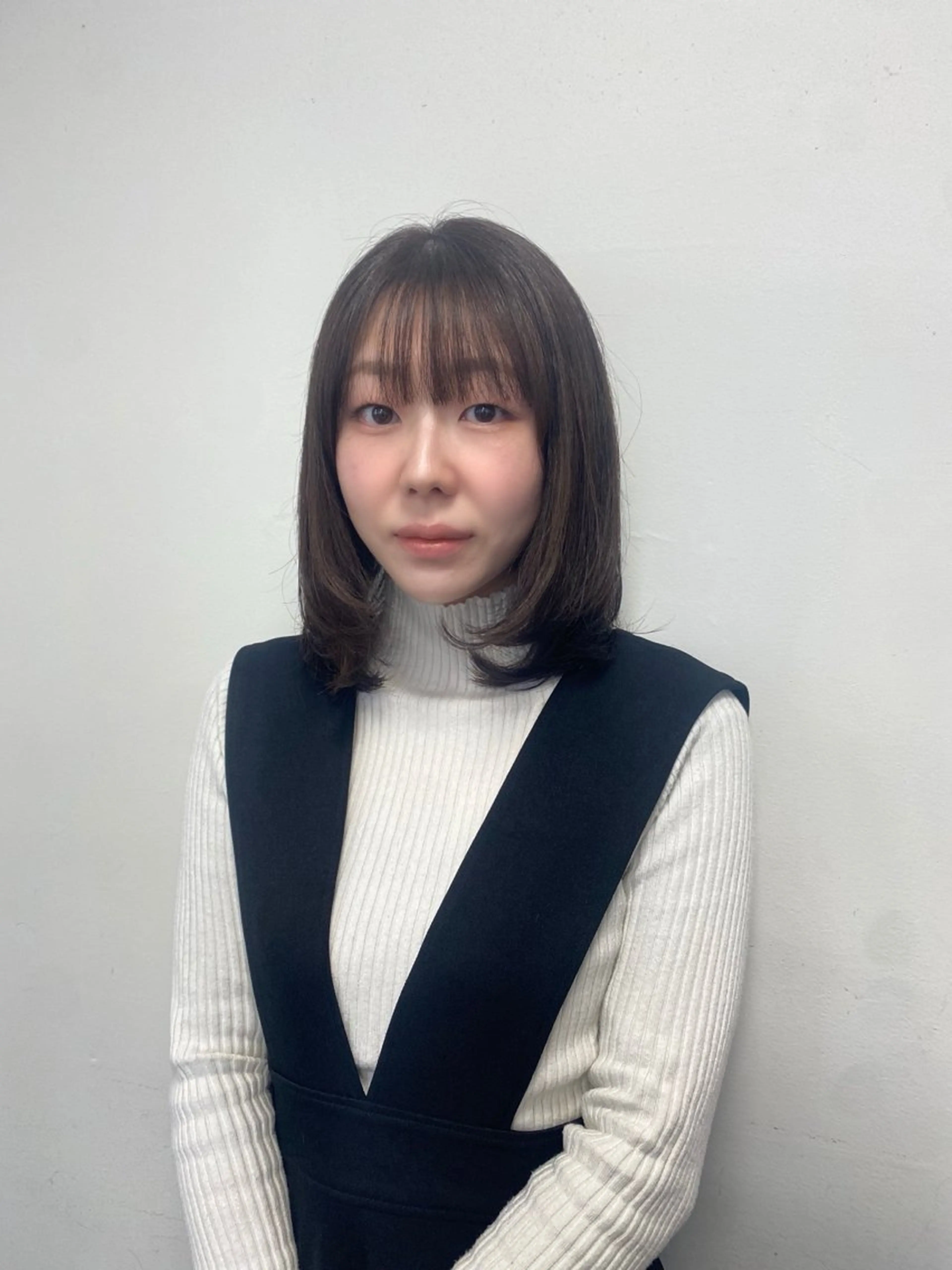 ミディアム MIREI /韓国風 /大阪美容室のヘアスタイル