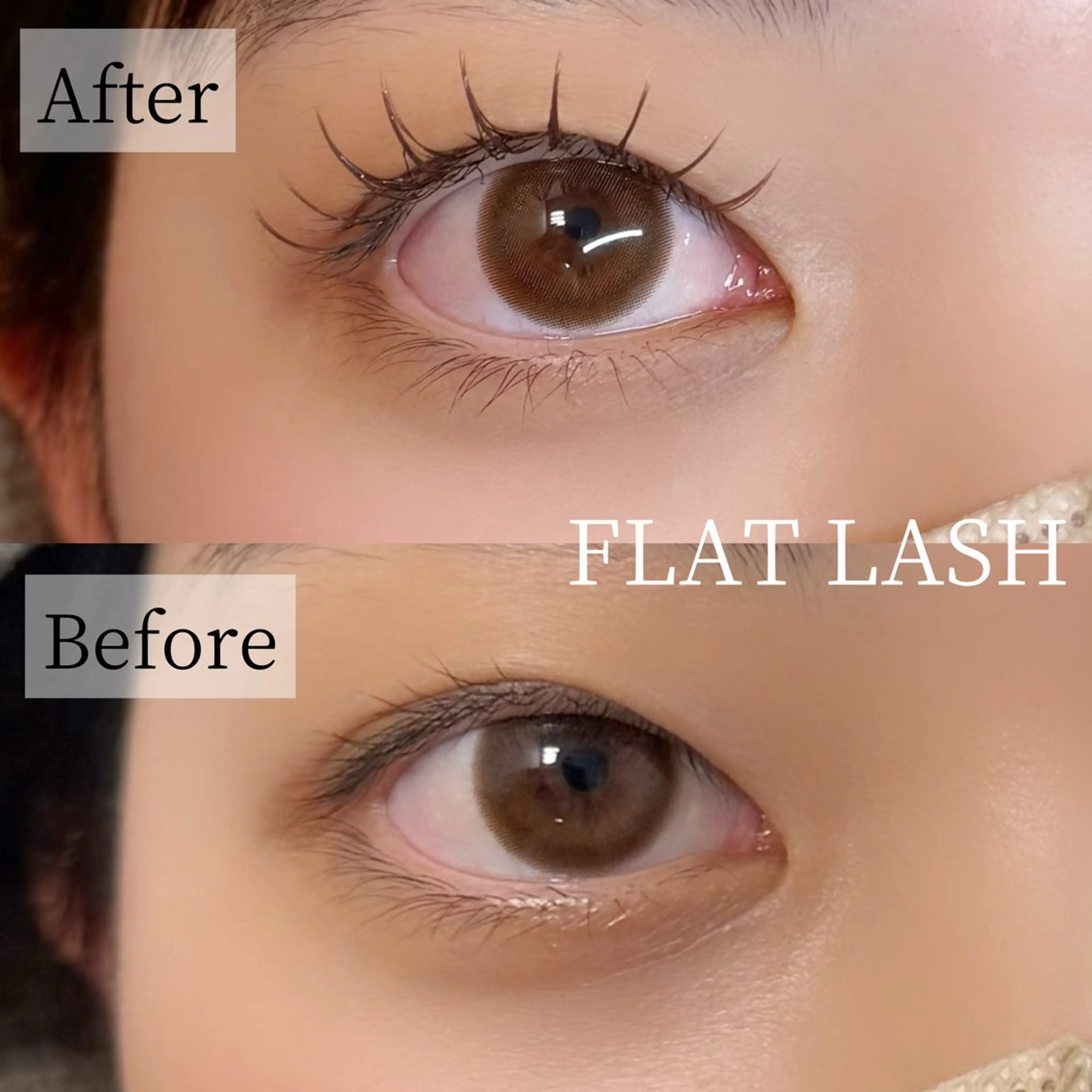 マツエク・マツパ カラーマツエク フラットラッシュ VIAS CANACOのマツエク・マツパデザイン