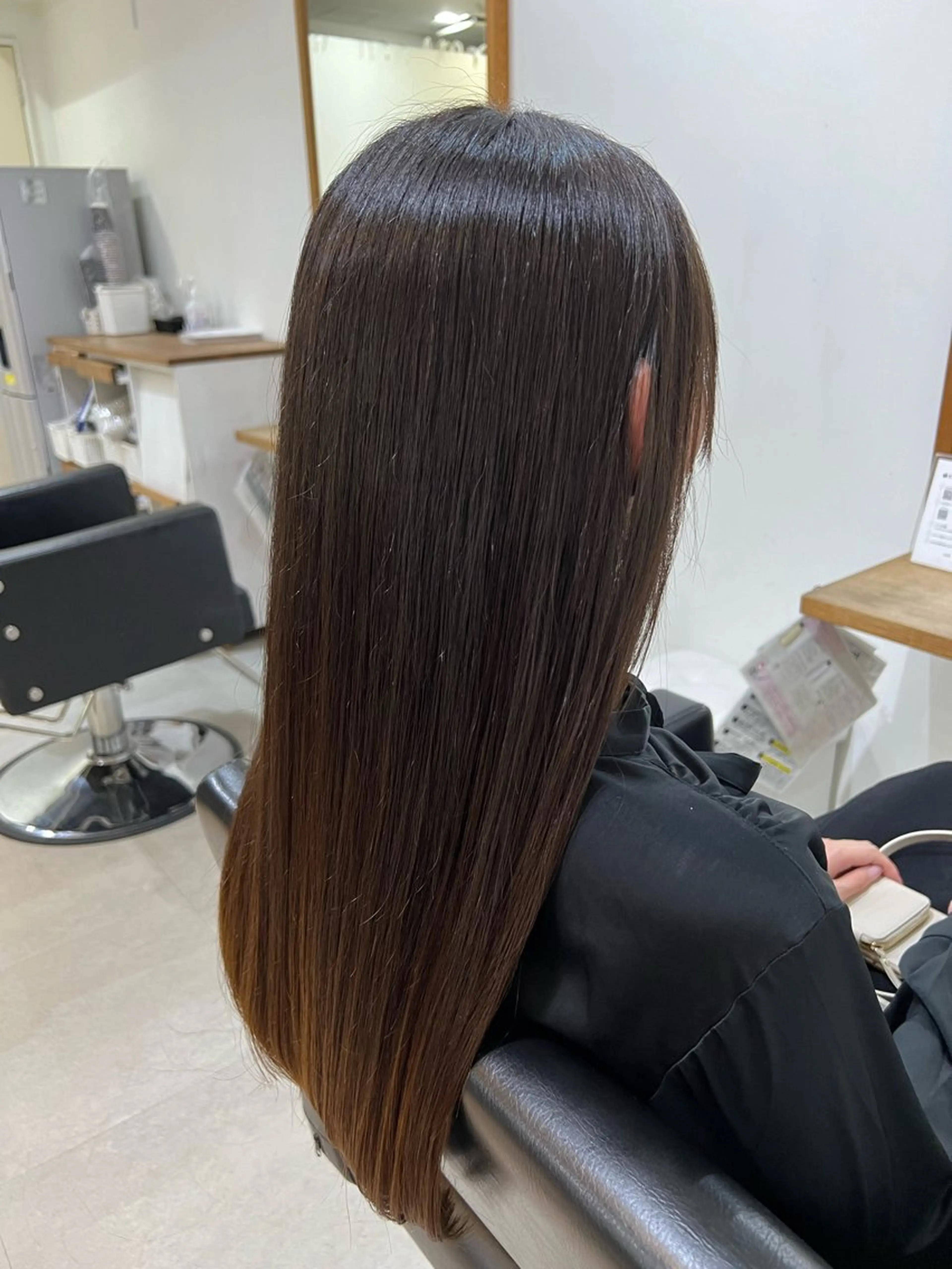 ロング カット 縮毛矯正 🦋‪酸性ストレート 艶髪 RISA🦋‪のヘアスタイル